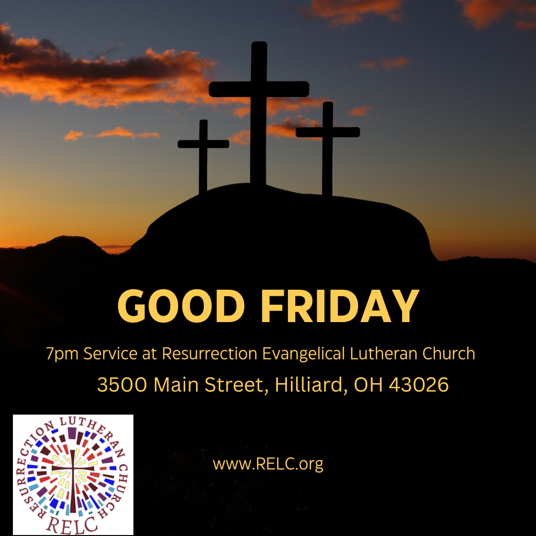 Good Friday Service 4/3 at 7pm
