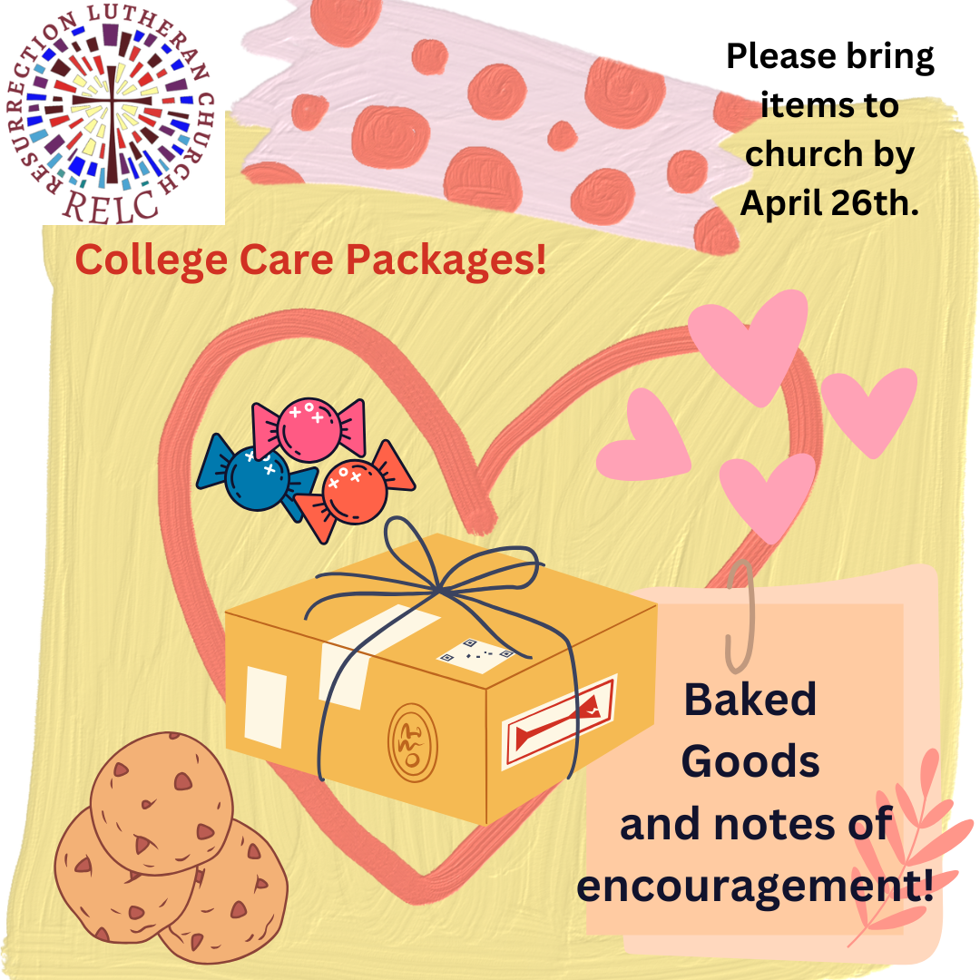 Baked Goods needed for the College Care Packages this Sunday!
