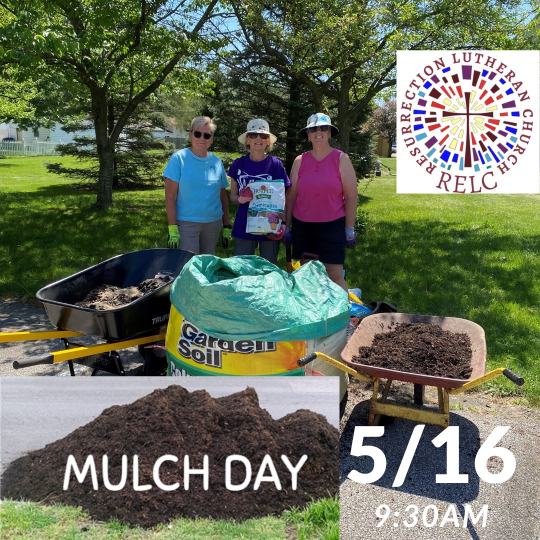 Giving Garden Mulch Day 5/16 at 9:30am