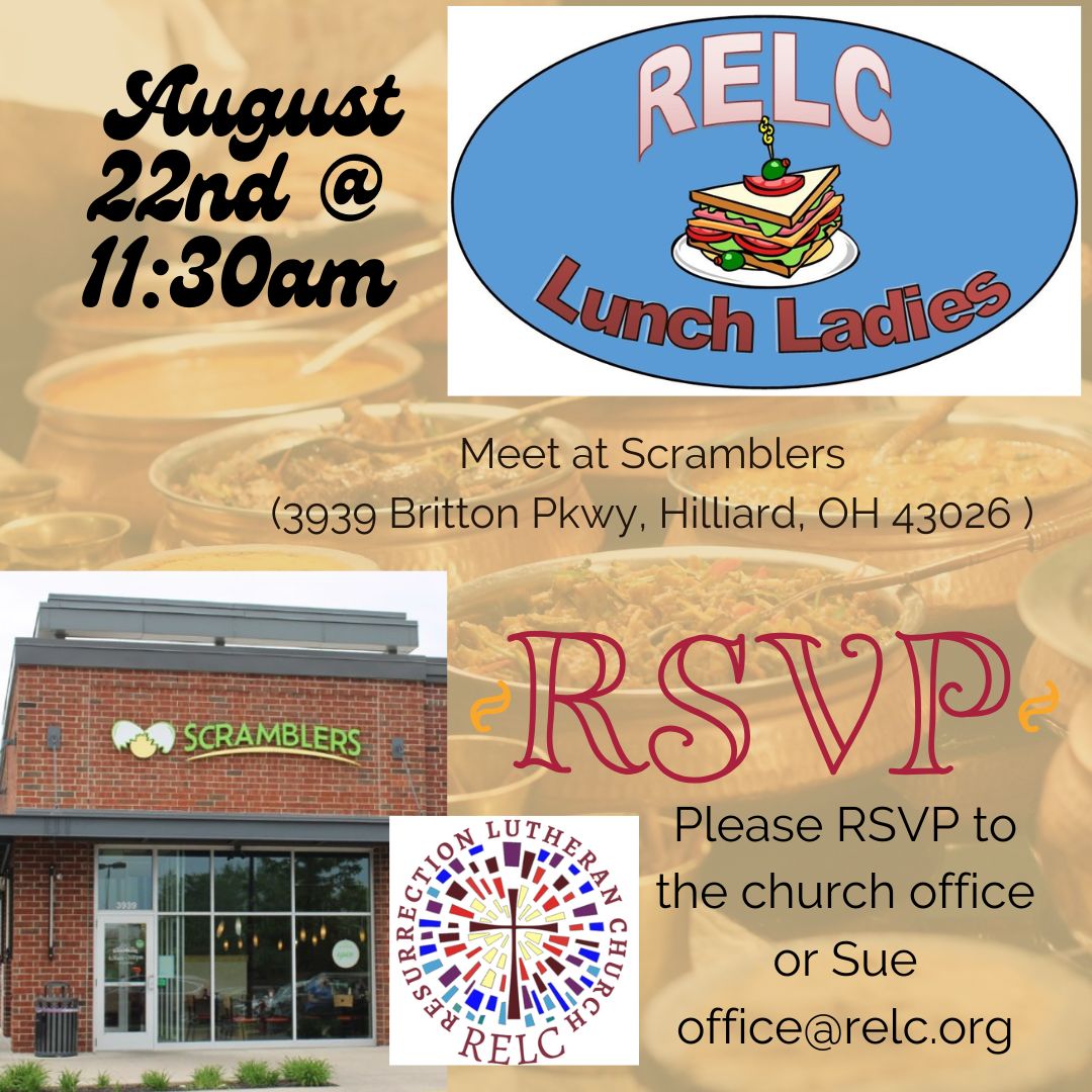 Lunch Ladies 8/22 at Scramblers at 11:30am