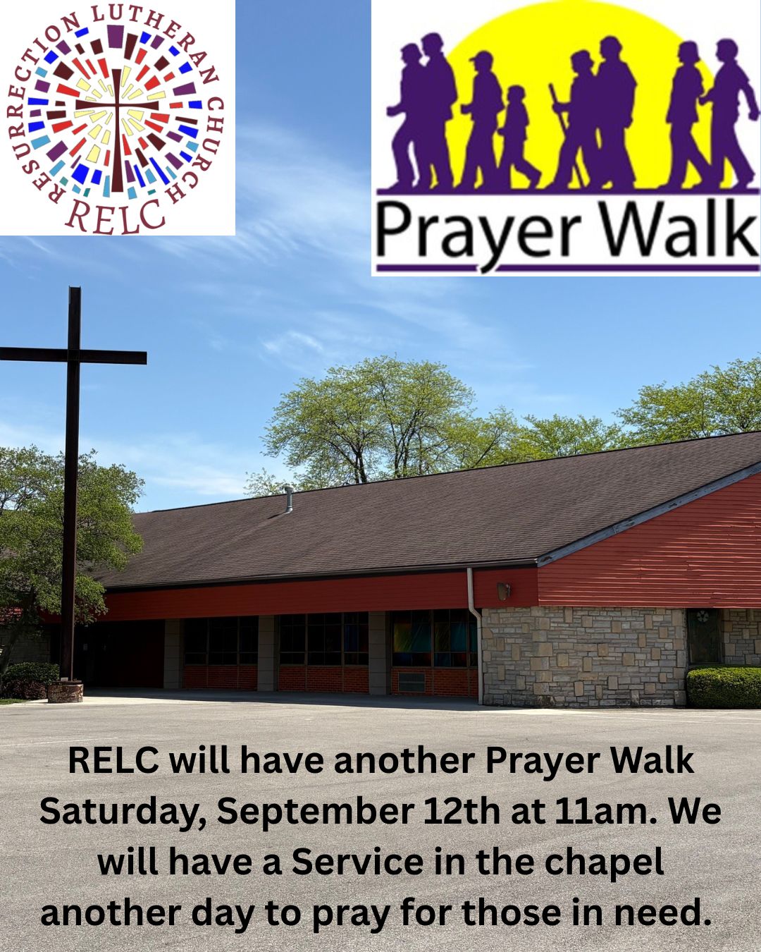 Prayer Walk 9/12 at 11am 