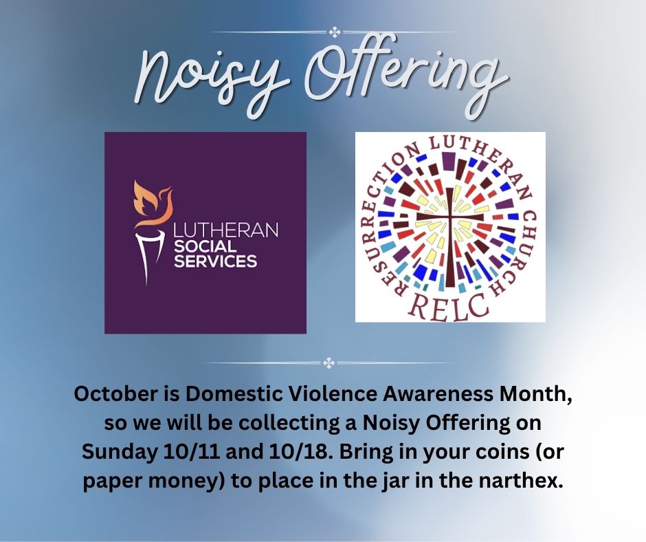 Noisy Offering to fight domestic violence 10/18