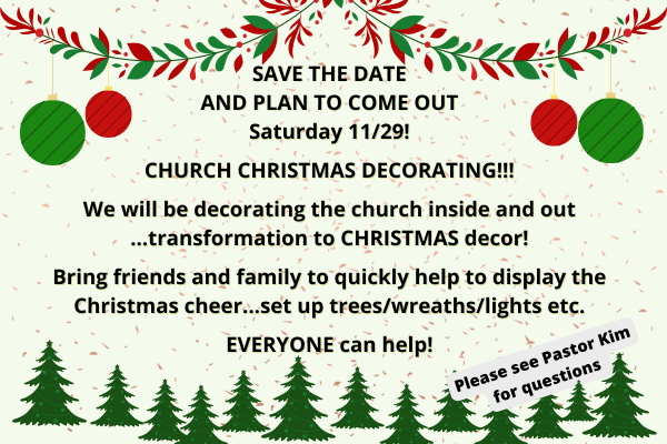 Church Christtmas Decoration