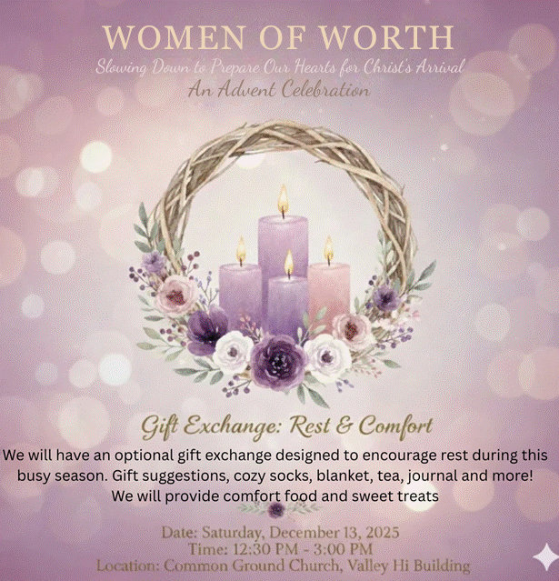 Women of Worth Advent Celebration: Rest and Comfort Gift Exchange