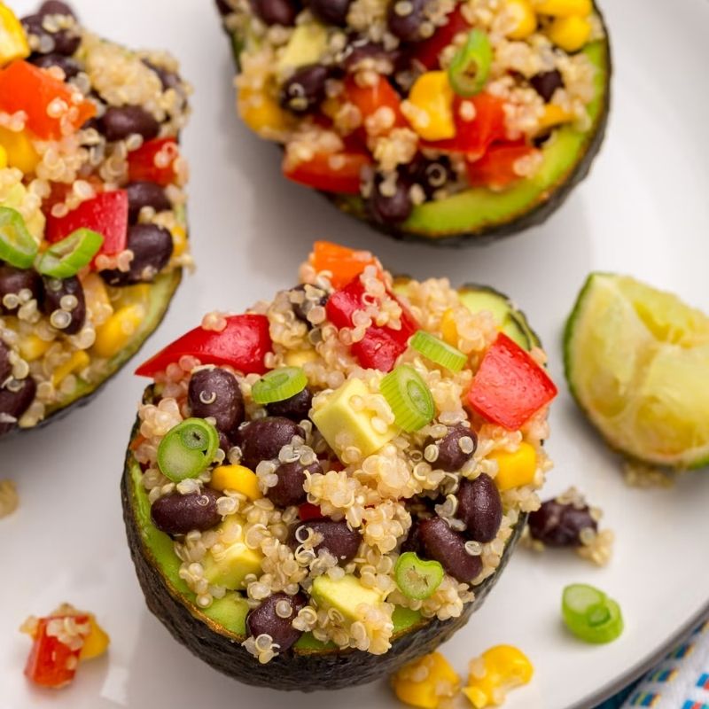Quinoa-Stuffed Avocados
