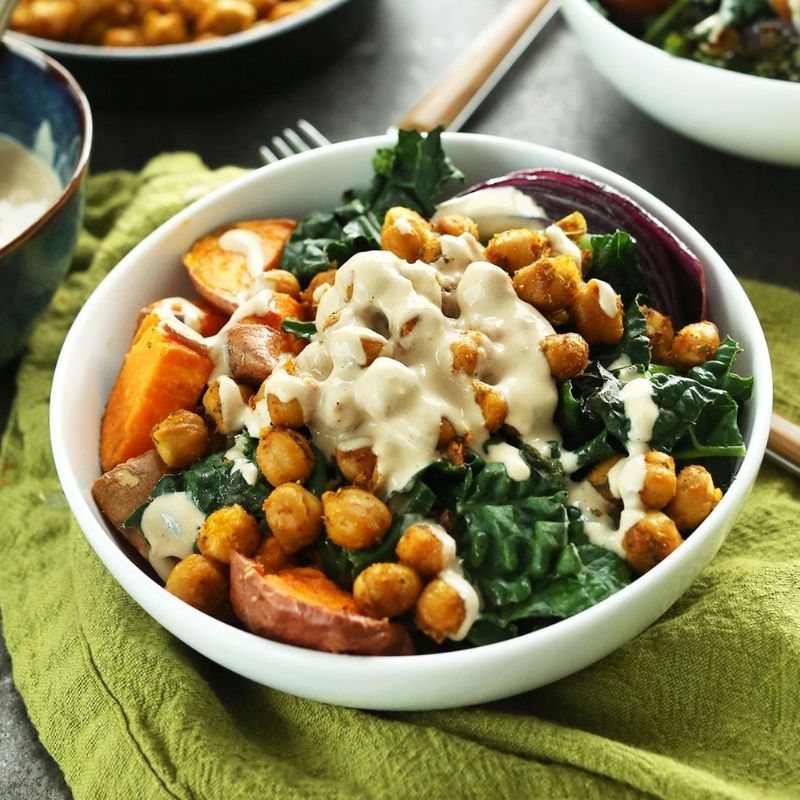 Sweet Potato Chickpea Buddha Bowl