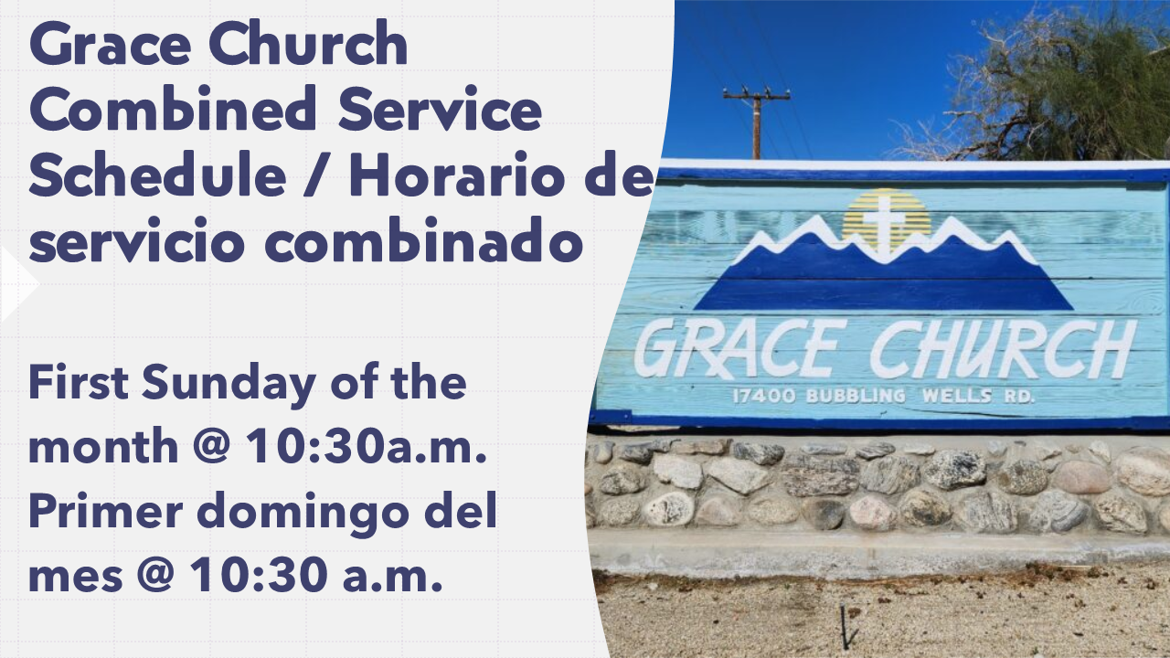 Combined Service / Servicio combinado 12-07-2025 @ 10:30am