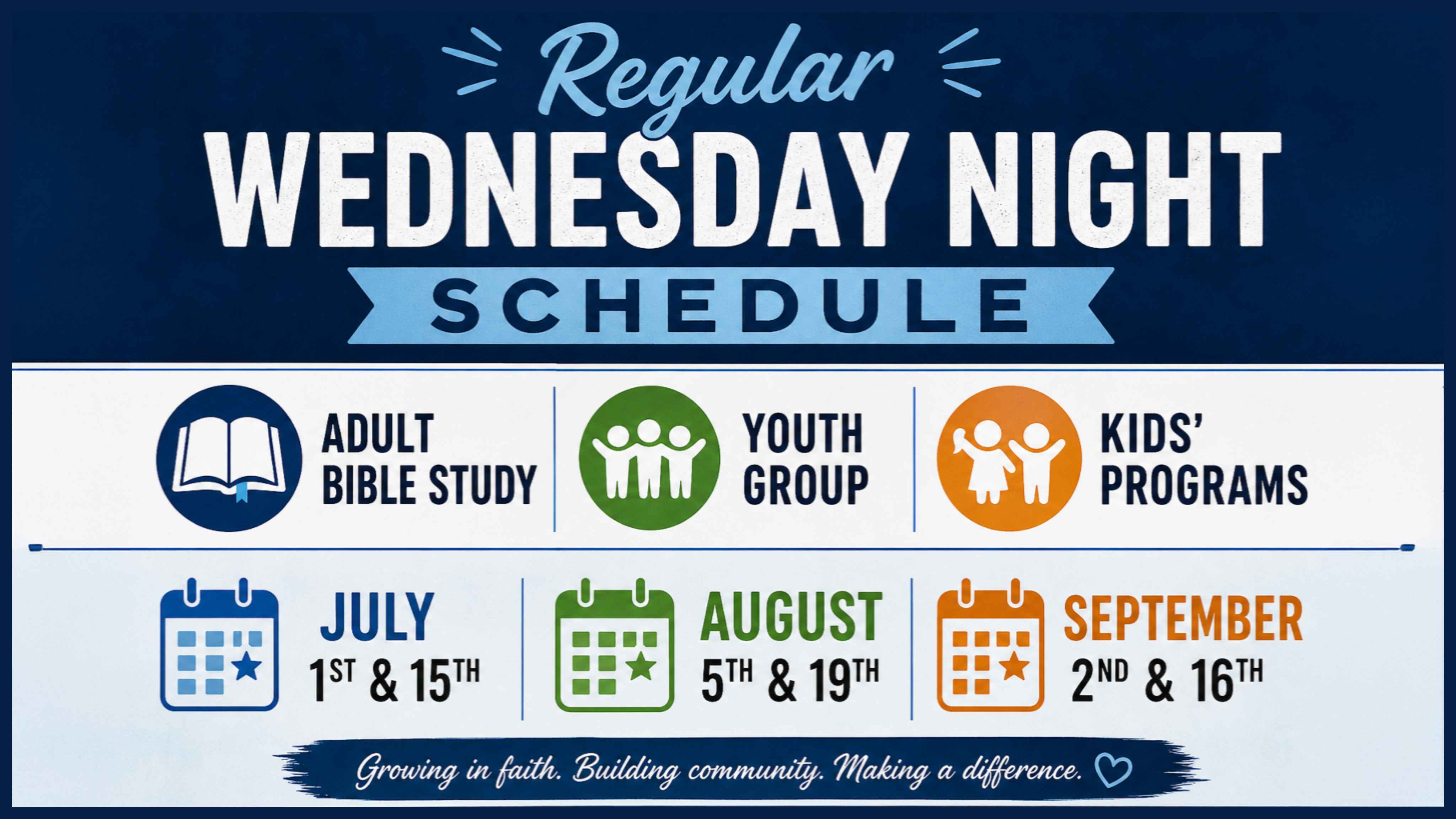 Wednesday Night Bible Study