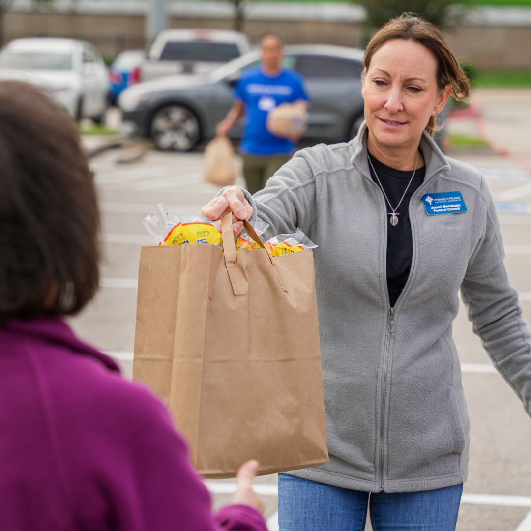 I want to be Christ to others and serve as a volunteer.