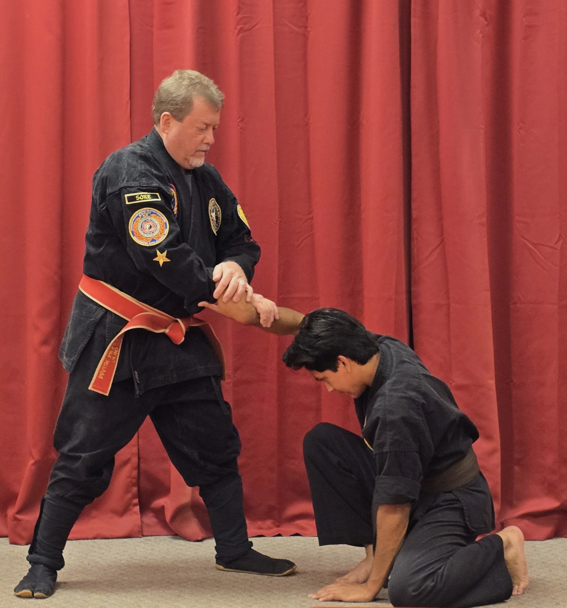 Small joint manipulation (Z style wrist lock).