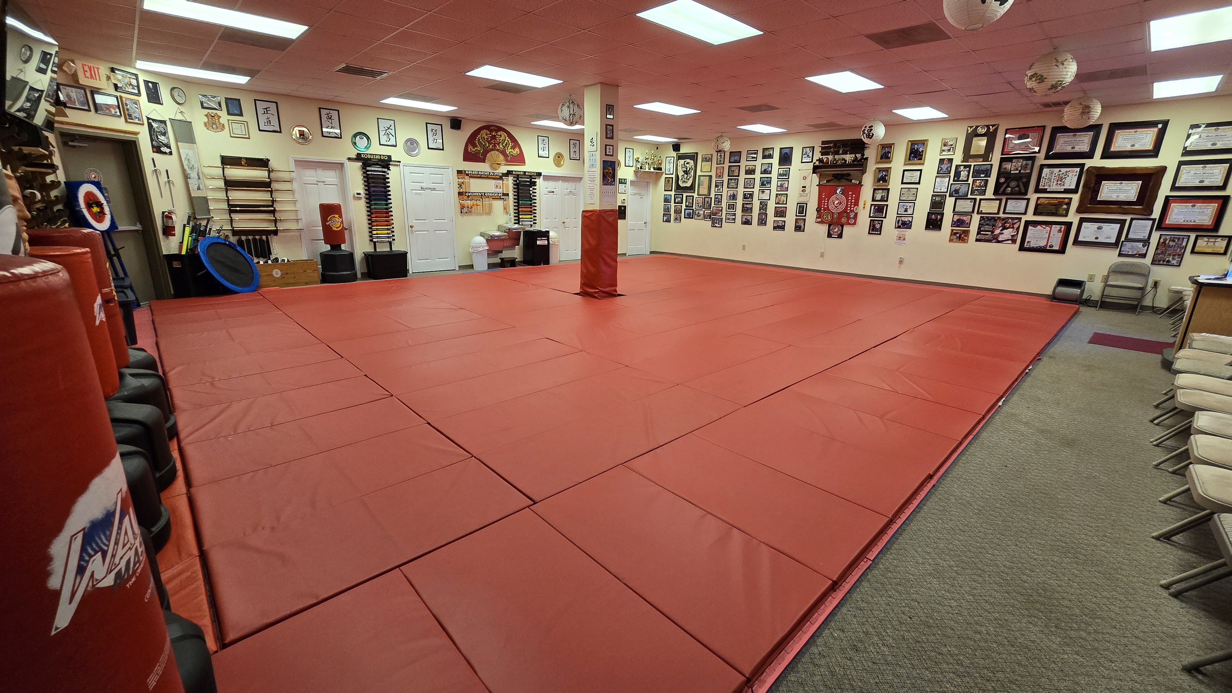 Inside Our Dojo, front to back.