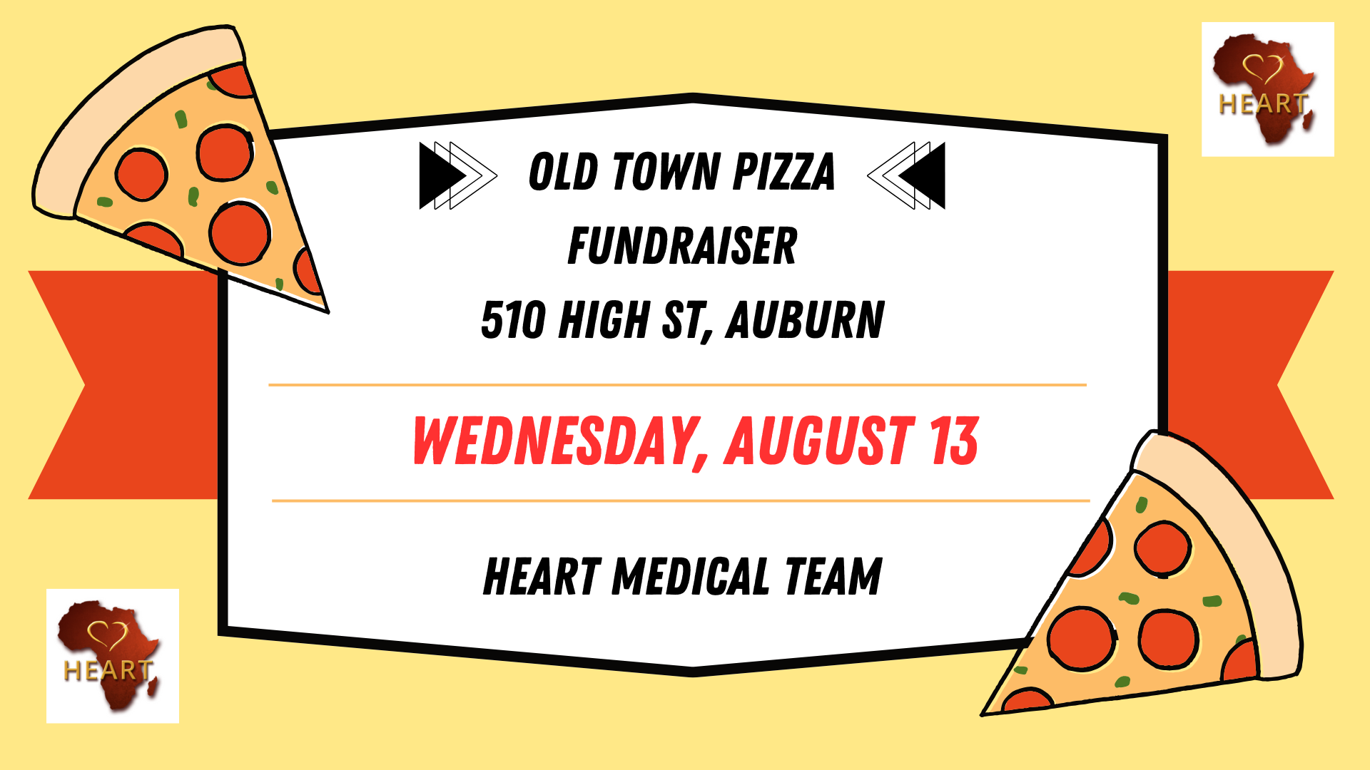Heart Fundraiser 8/13
