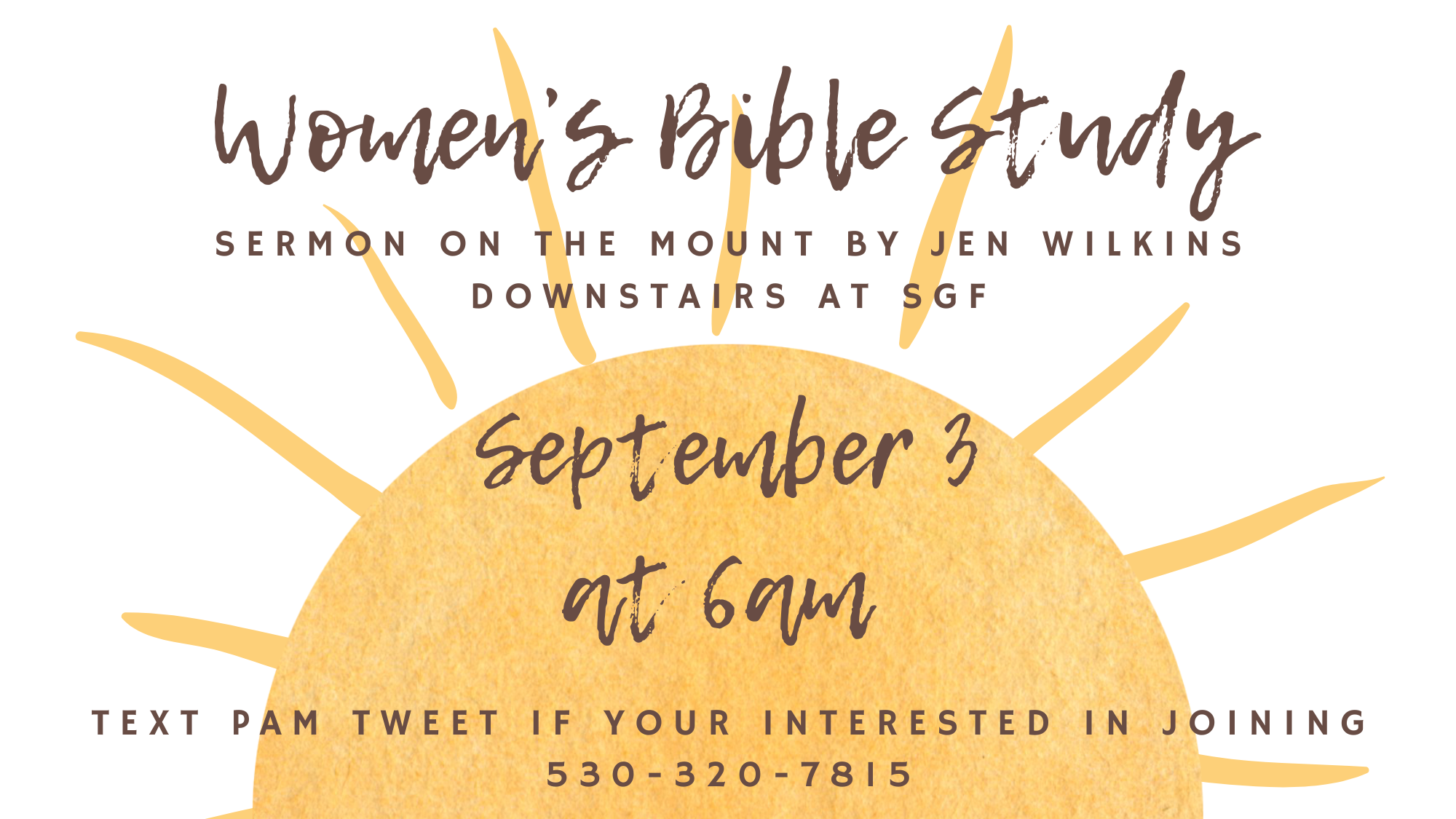 Women's Bible Study Begins 9/3
