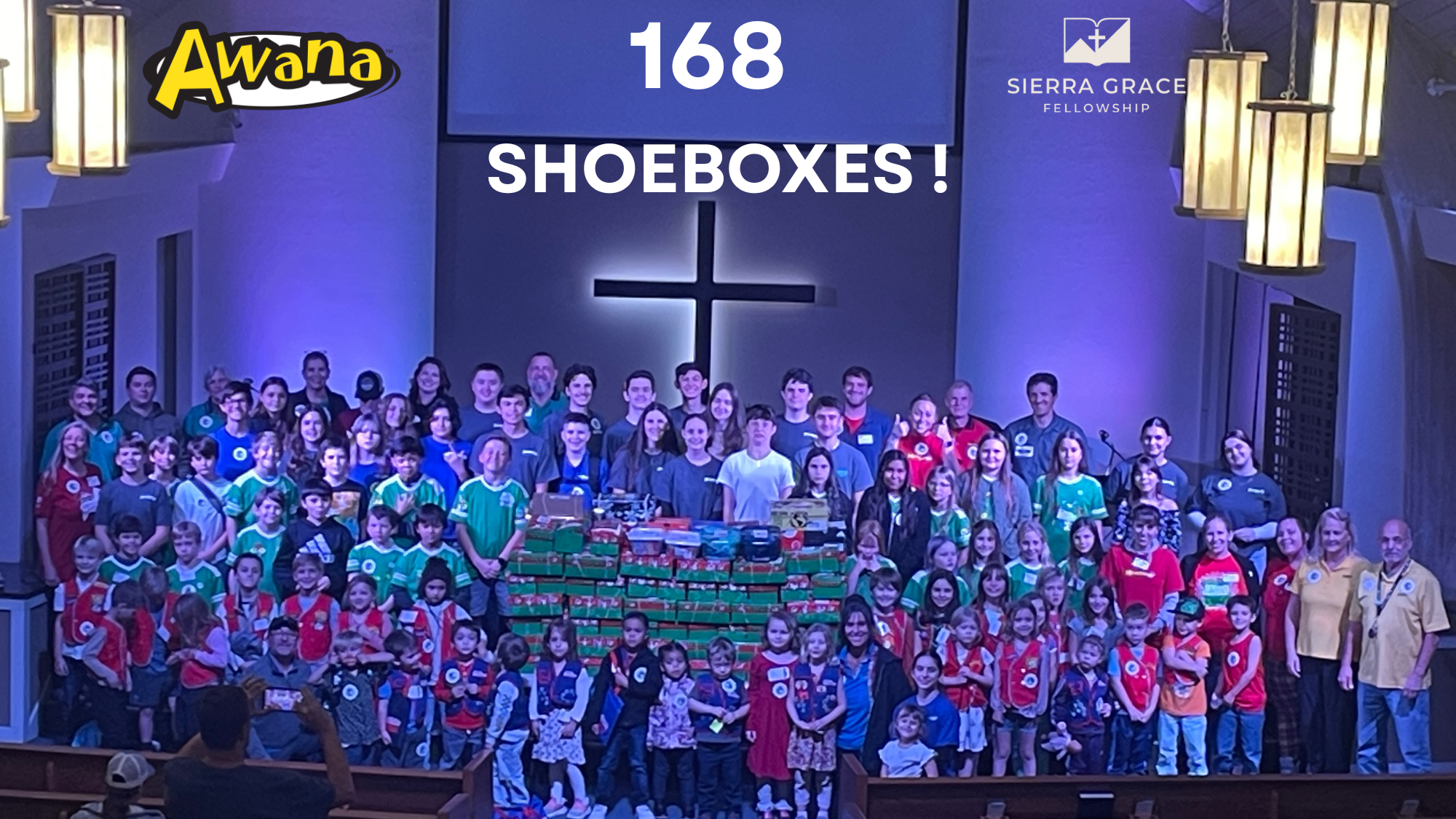168 Shoeboxes Collected!