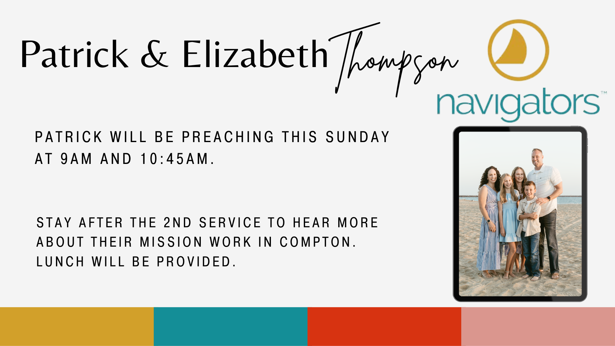 The Thompson's Are in Town!