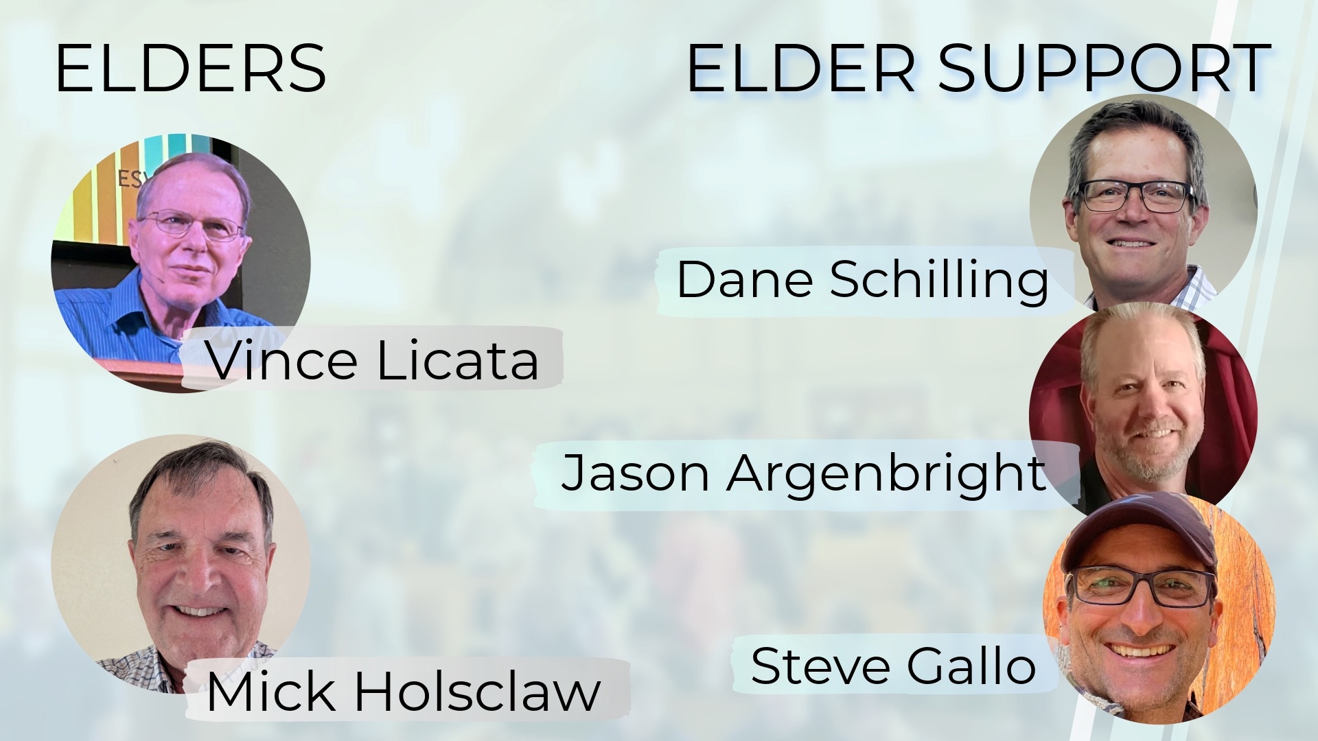 2 New Elders Elected