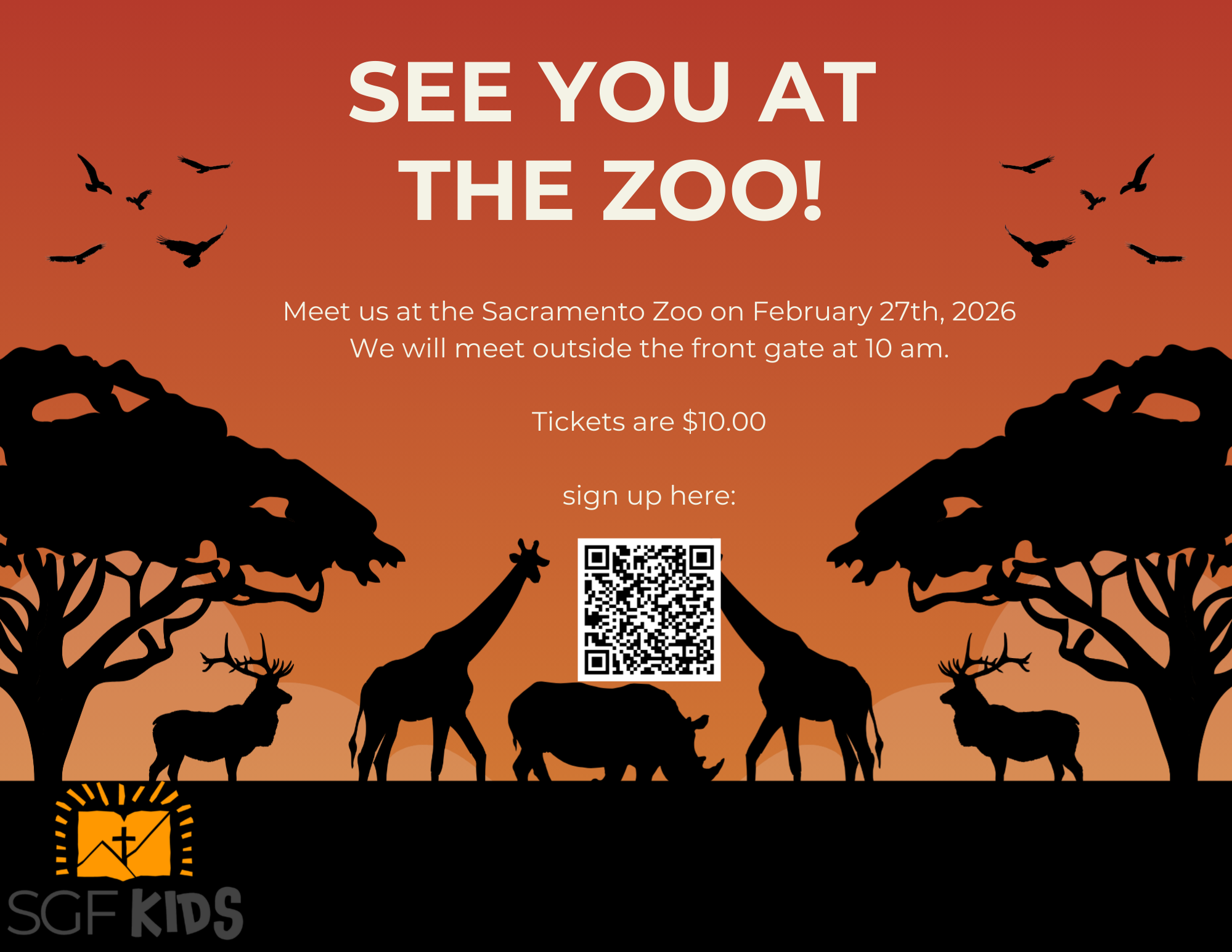 SGF Kids Day at the Sacramento Zoo 2/27