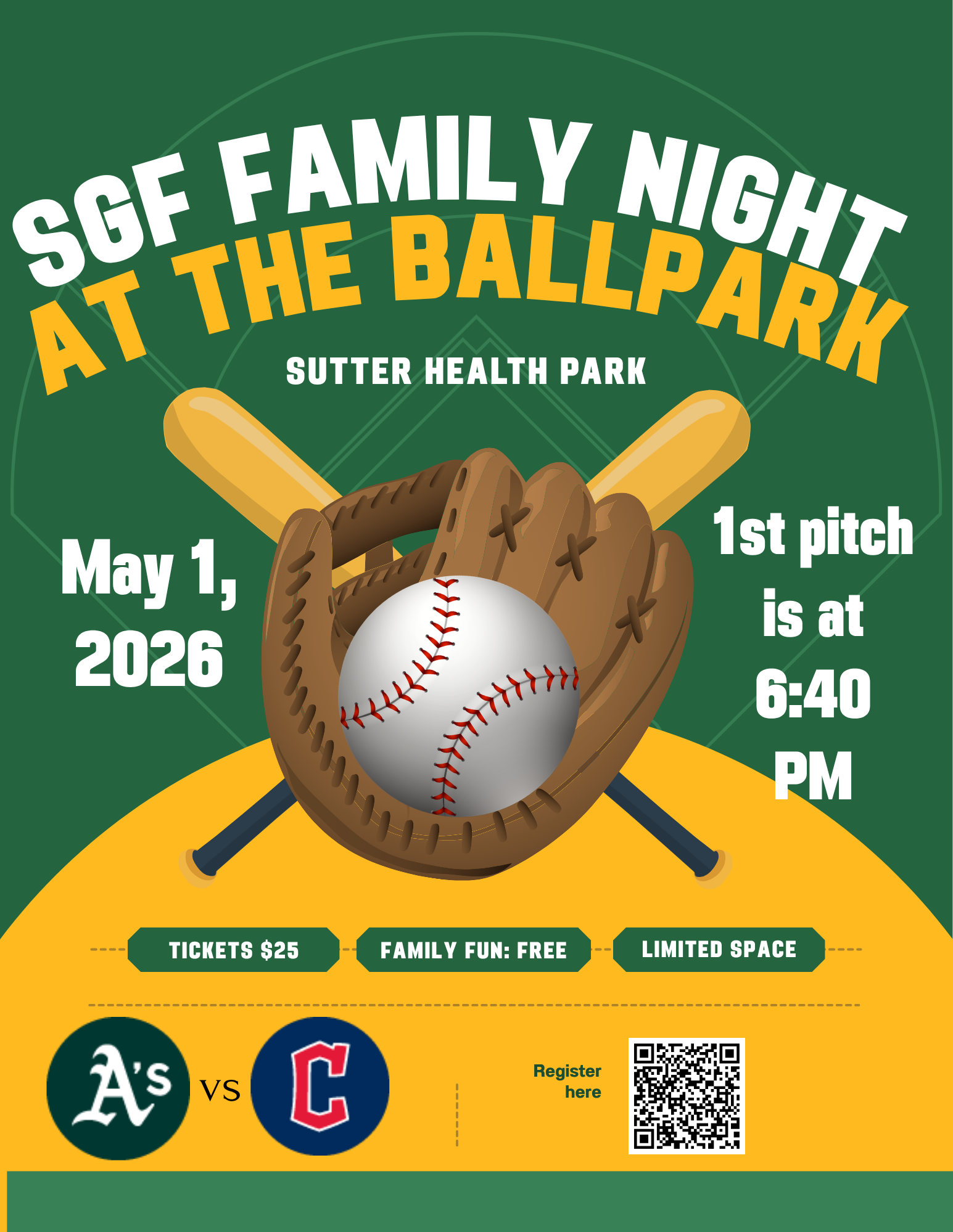 SGF Family Night at the Ballpark 5/1