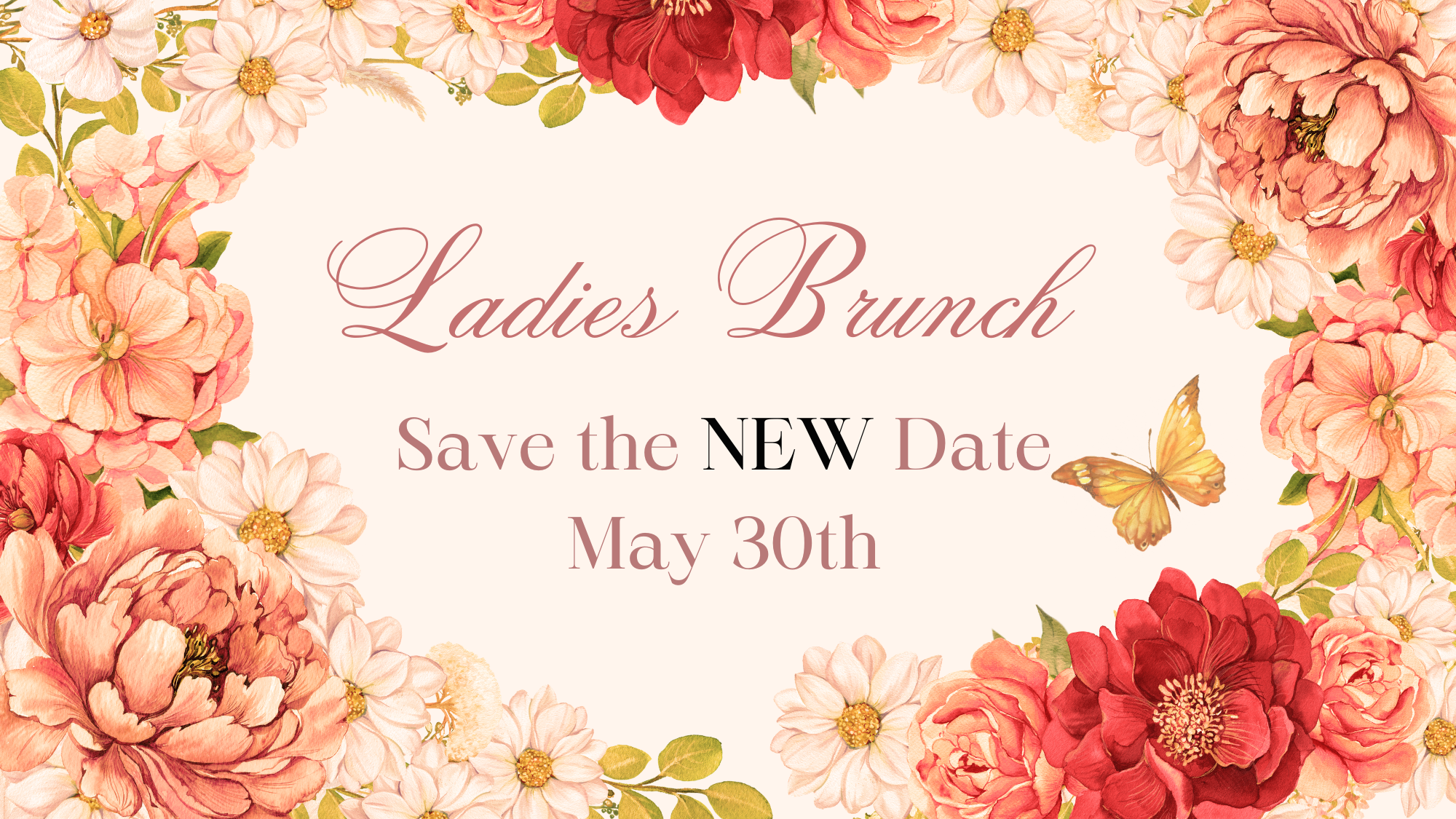 New Date for Women's Brunch 5/30