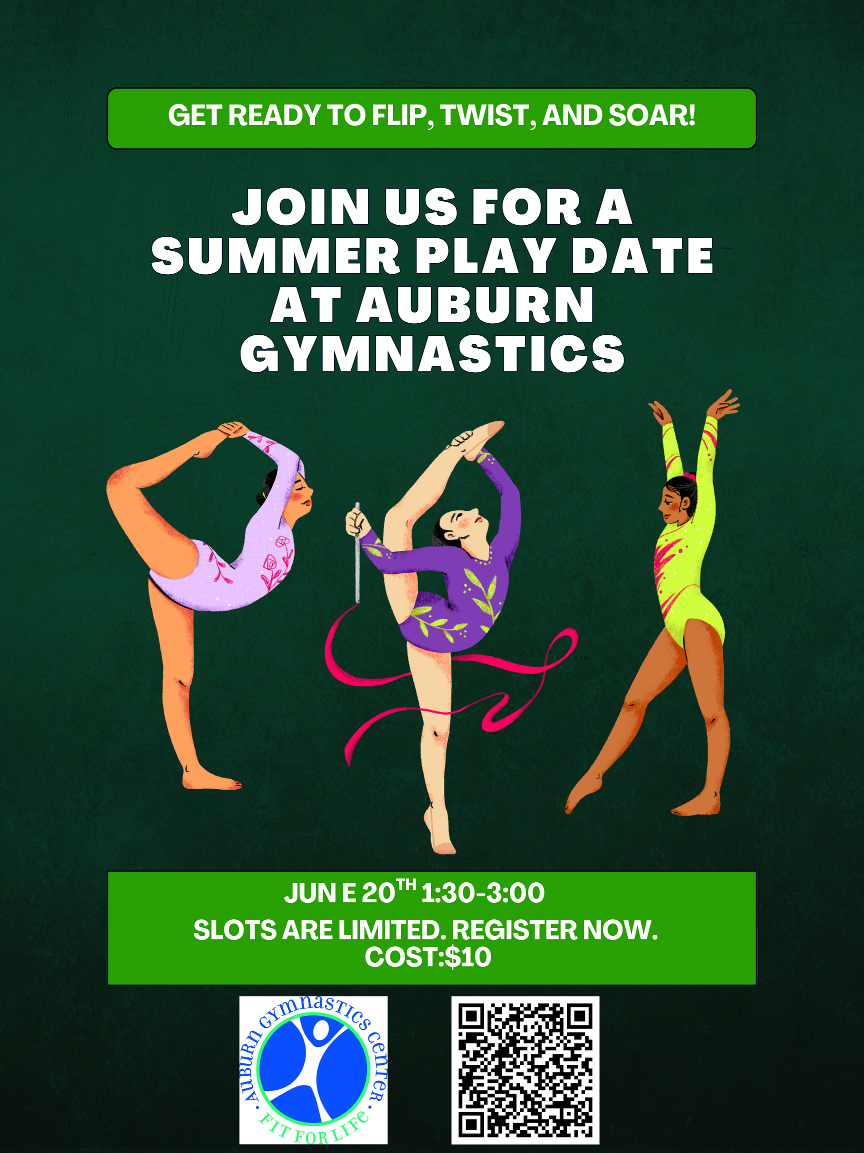 Kid's Gymnastics Day 6/20 1:30-3pm