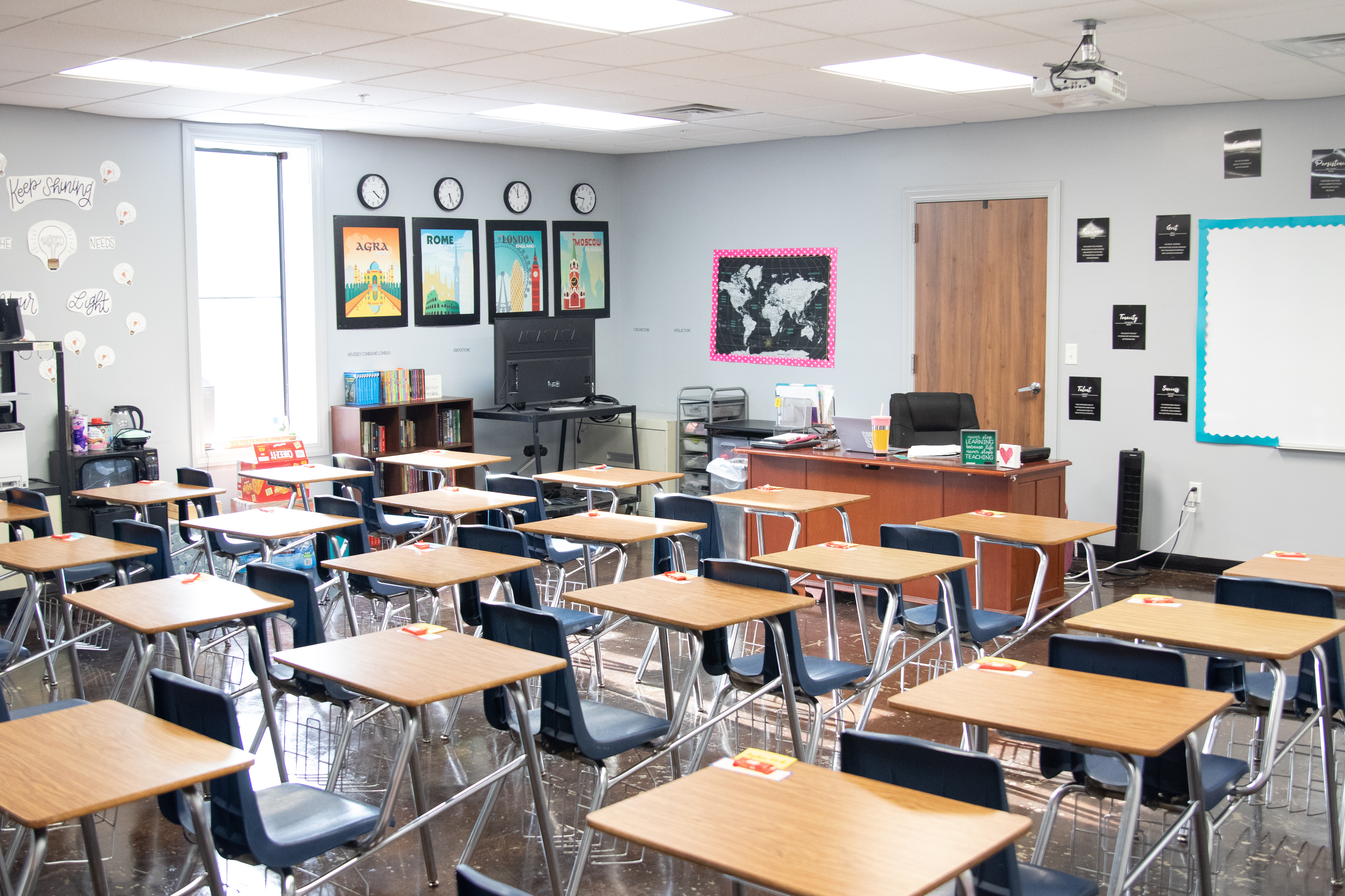 Christian classroom at Lighthouse Baptist Academy in Theodore Alabama