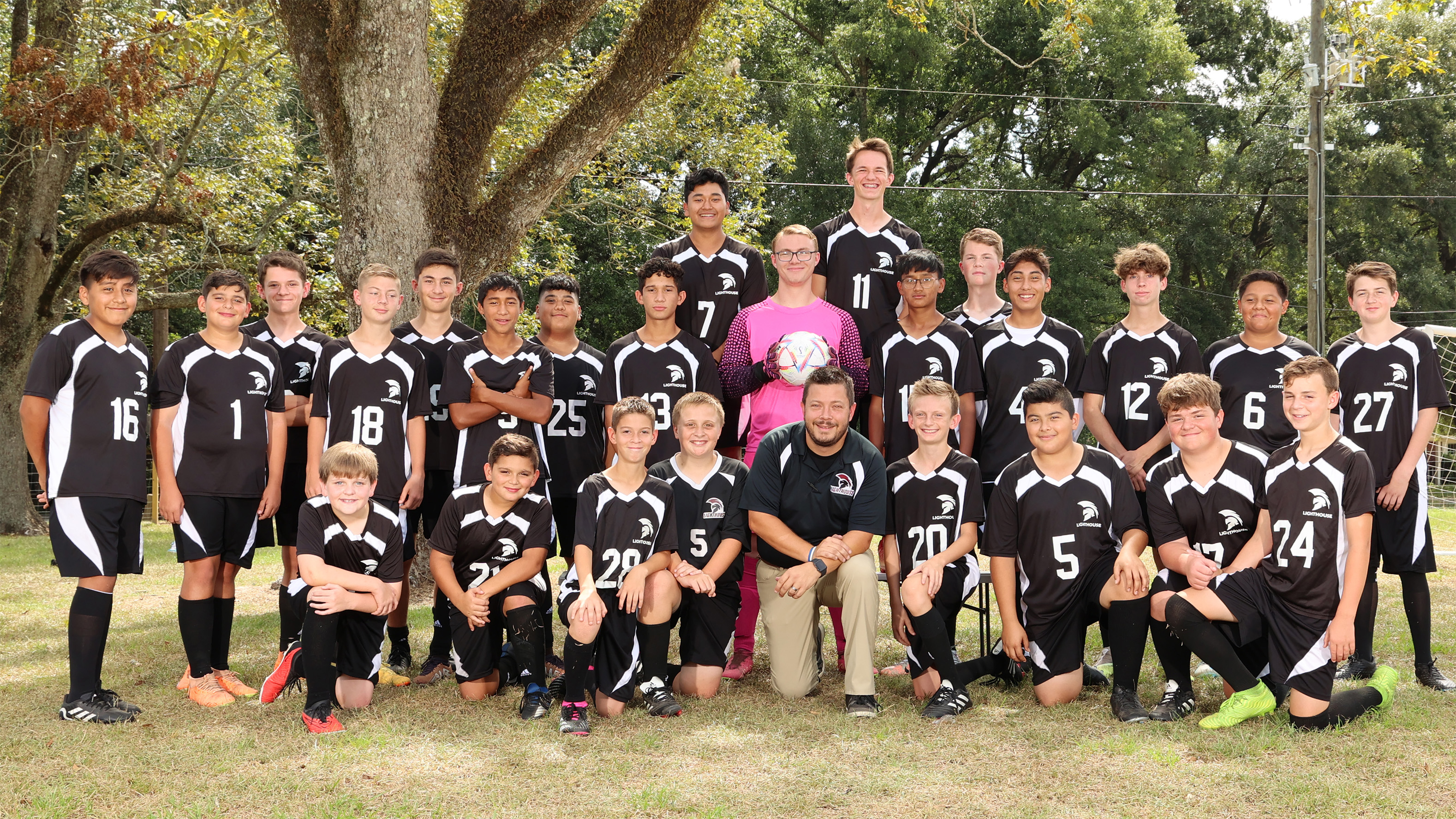 Lighthouse Baptist Academy soccer team in Mobile County Alabama