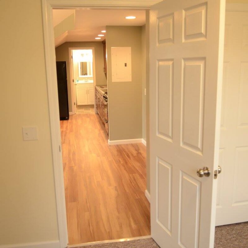 Looking out the bedroom