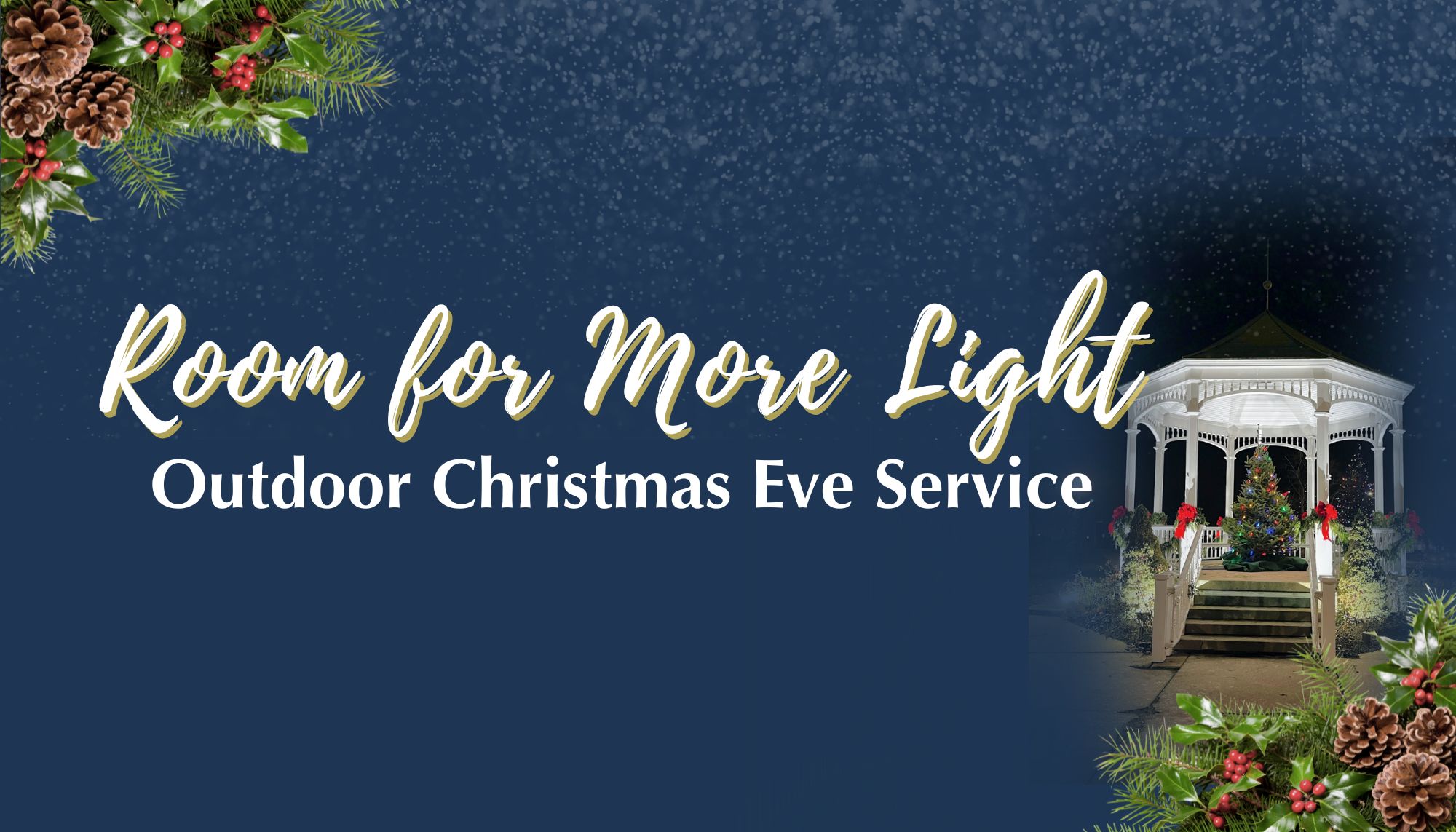 Christmas Eve Outdoor Service on the Hudson Gazebo Green