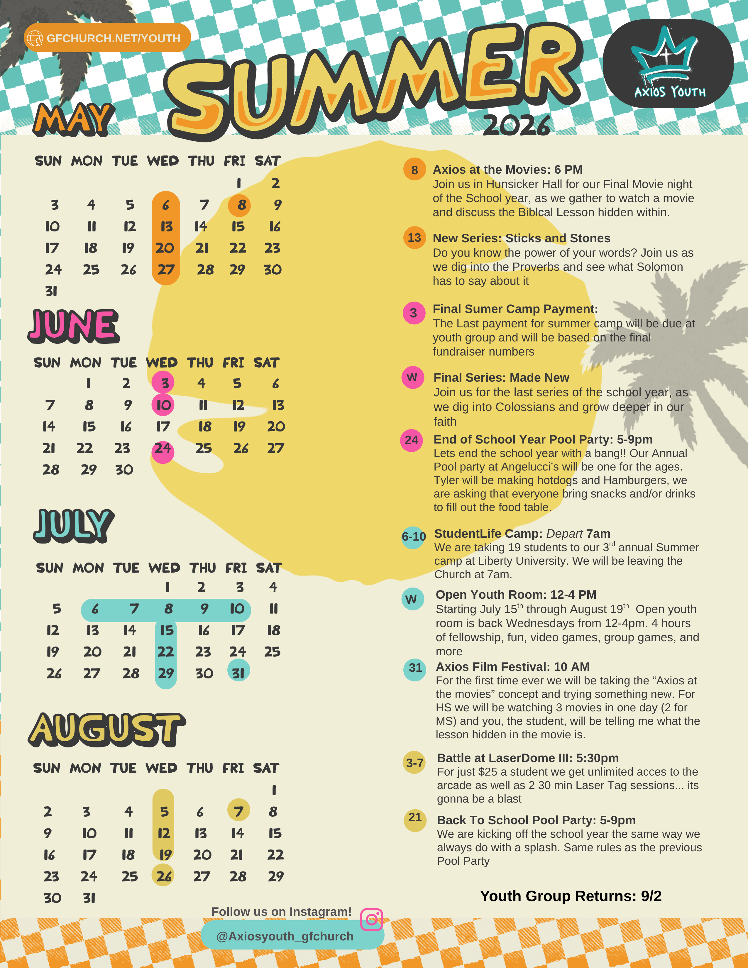 FUN PACKED SUMMER: