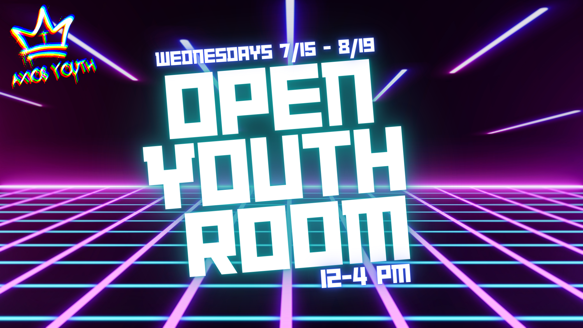 Open Youth Room: Wednesdays 12-4