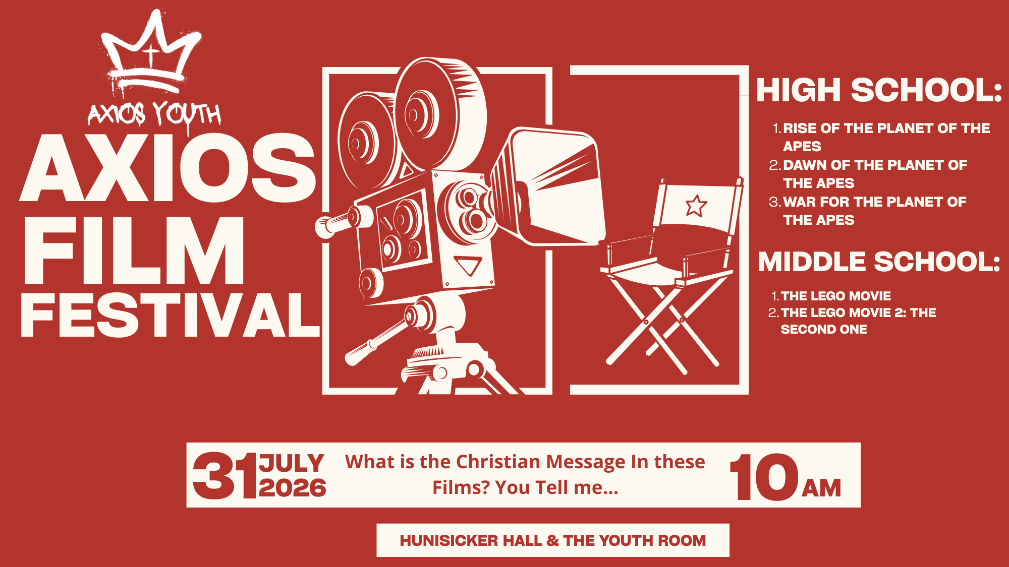 Axios Film Festival: July 31st