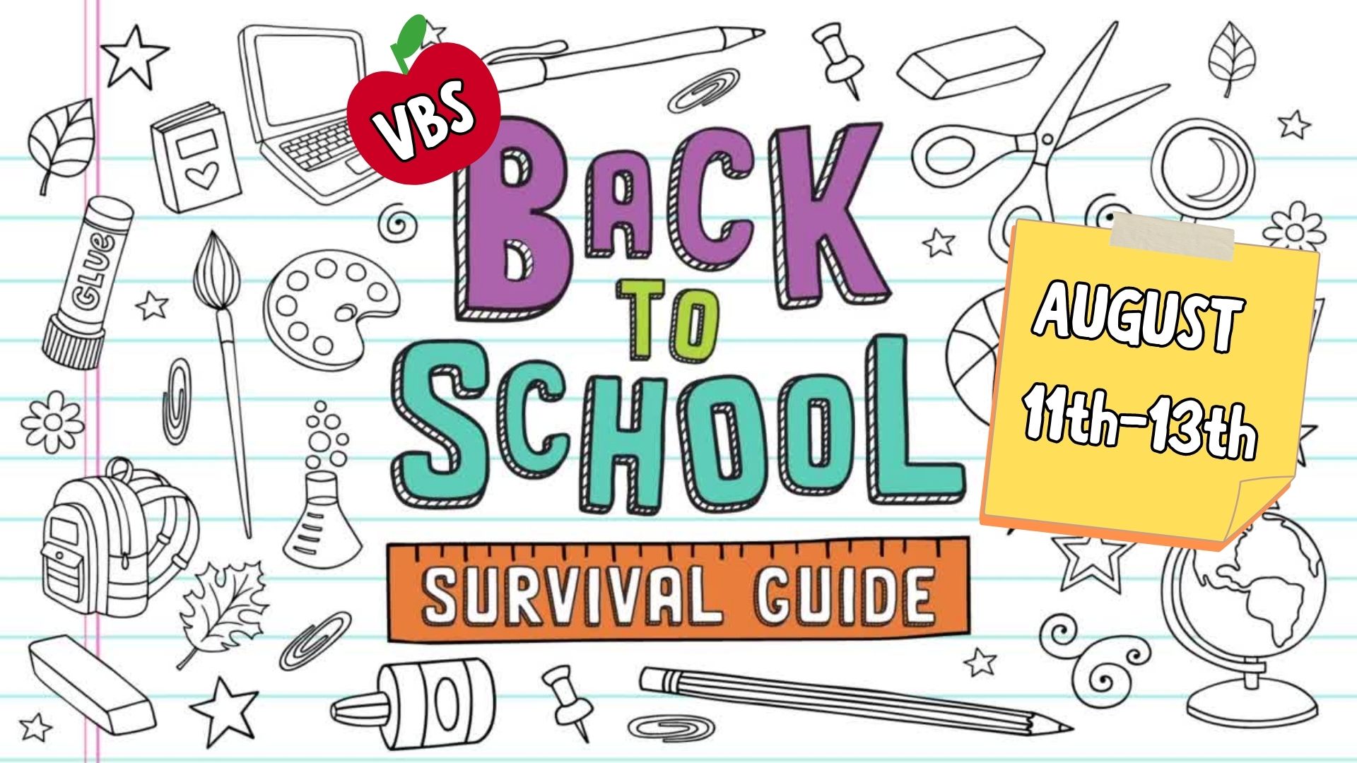 Back to School Survival Guide VBS