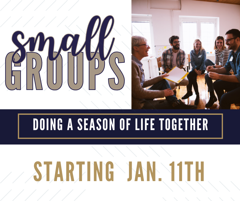 Join One Of Our Small Groups