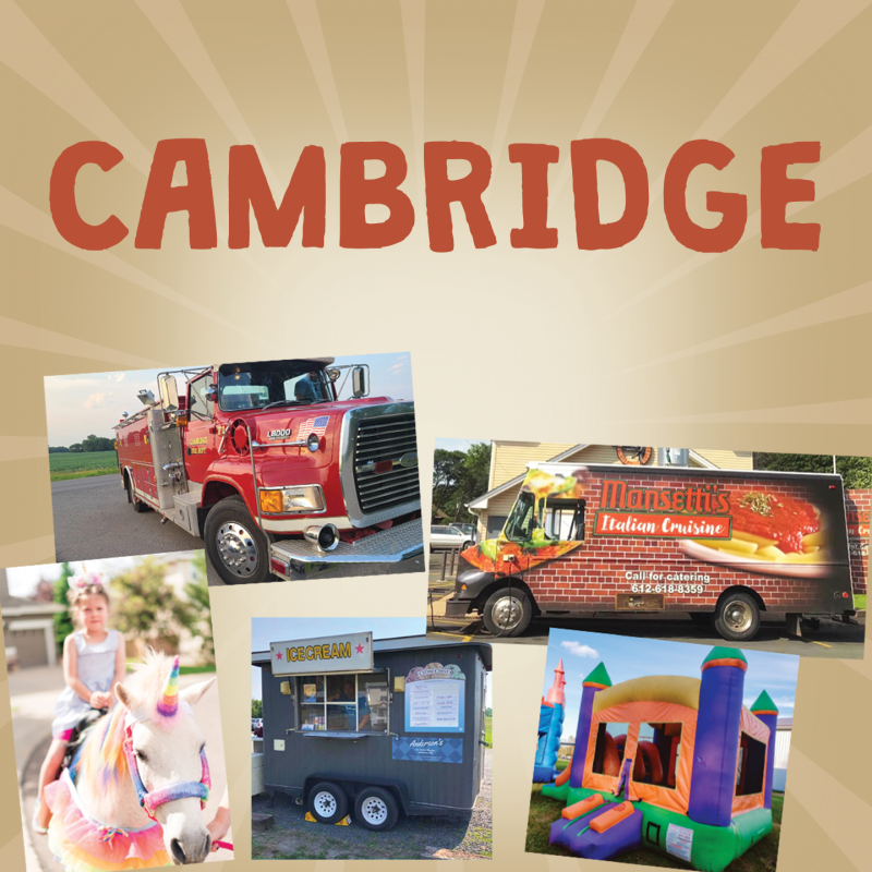 Cambridge Campus<br>Services at 8:45 & 10:15