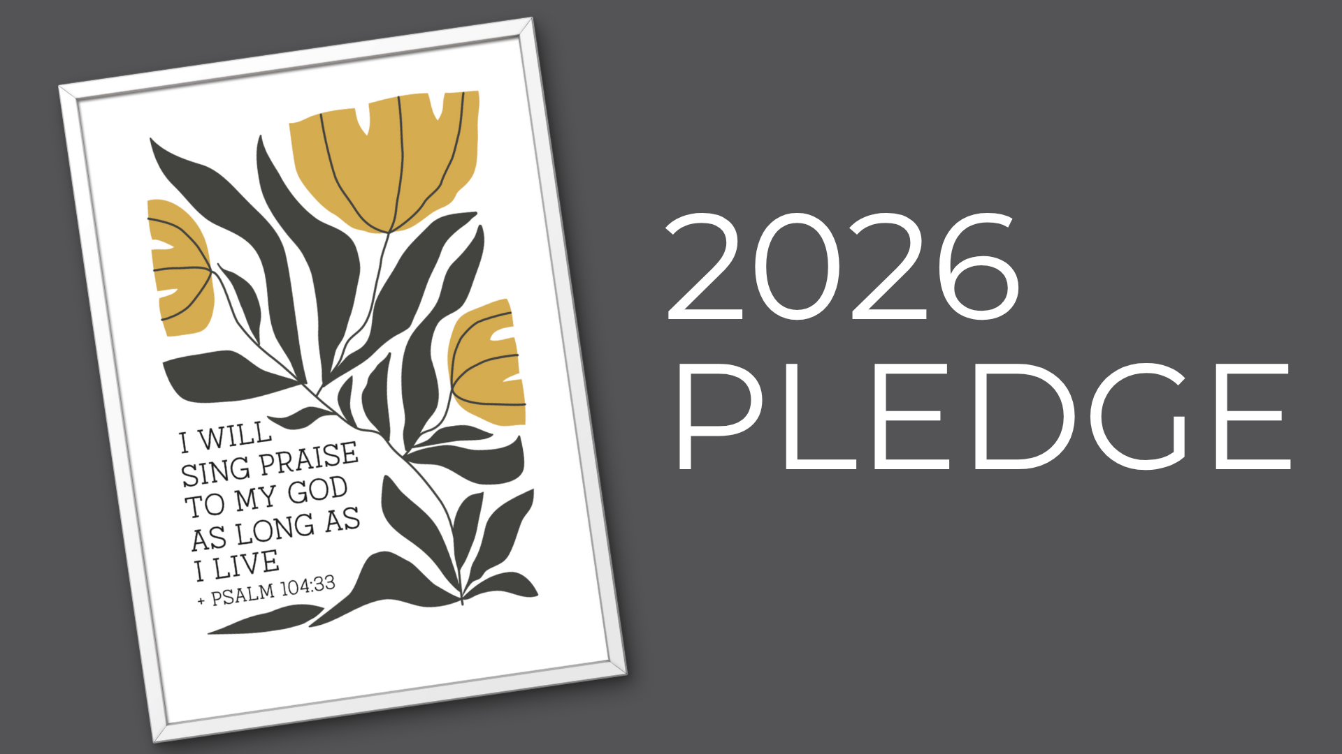 2026 Pledge Card