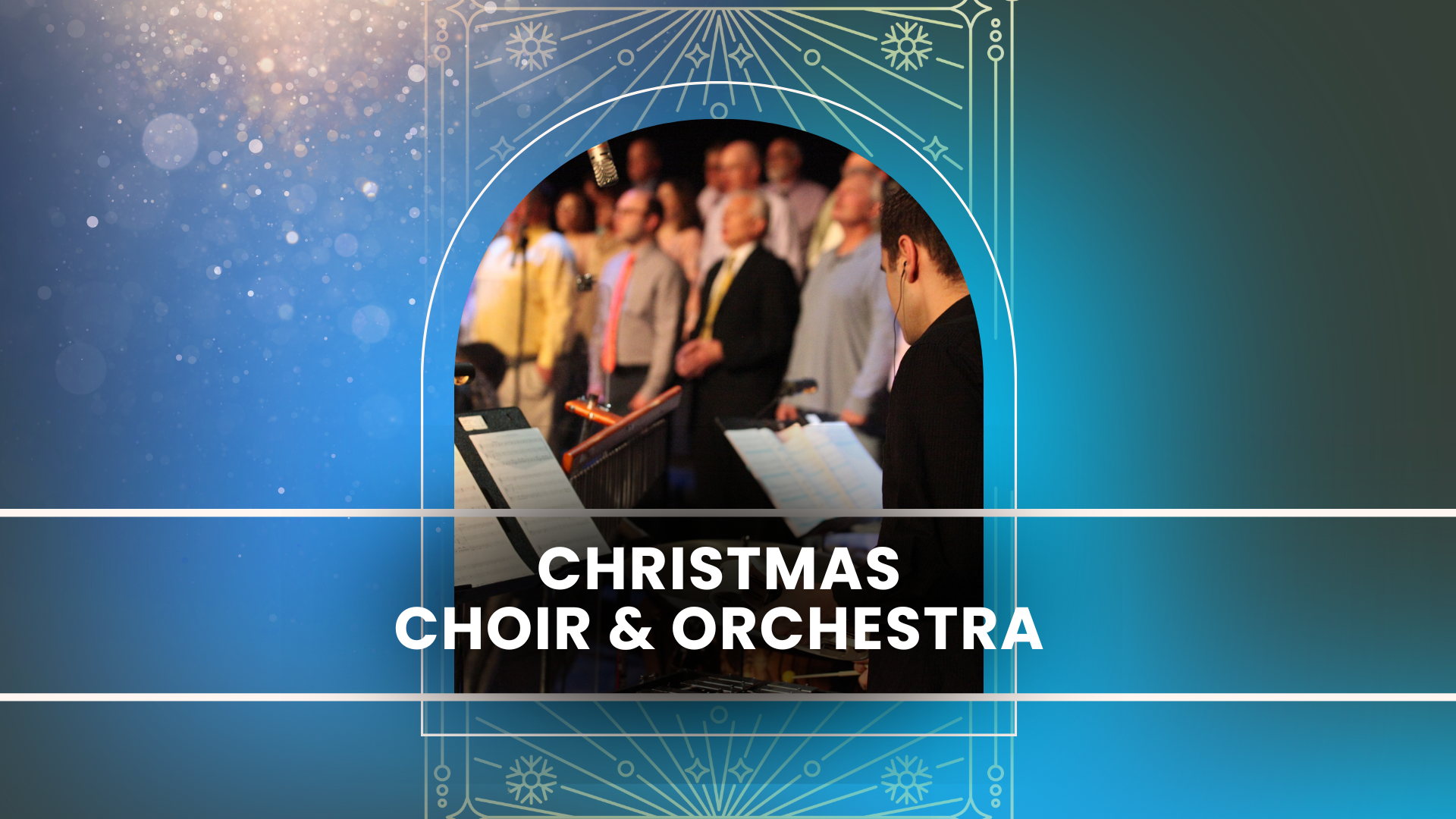 Christmas Choir & Orchestra Rehearsal