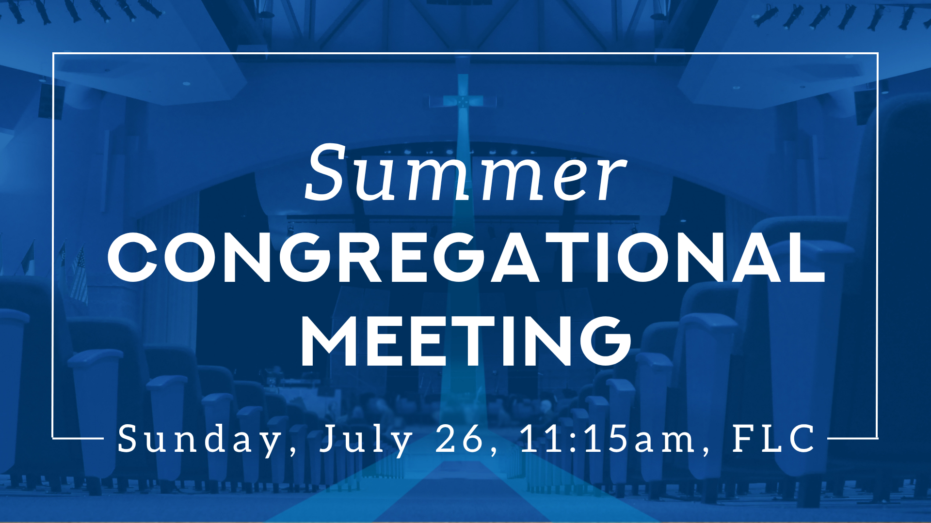 Congregational Meeting