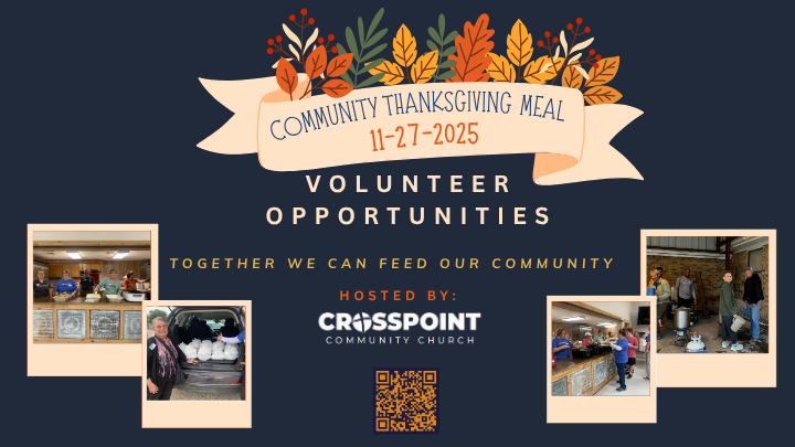 🦃 Annual Community Thanksgiving Meal at Crosspoint Church