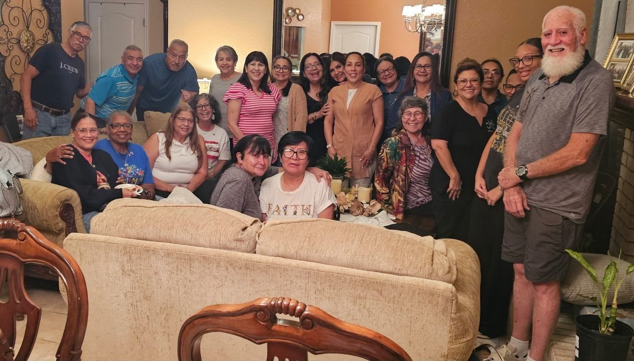 A Friday Life Group gathered together in a home