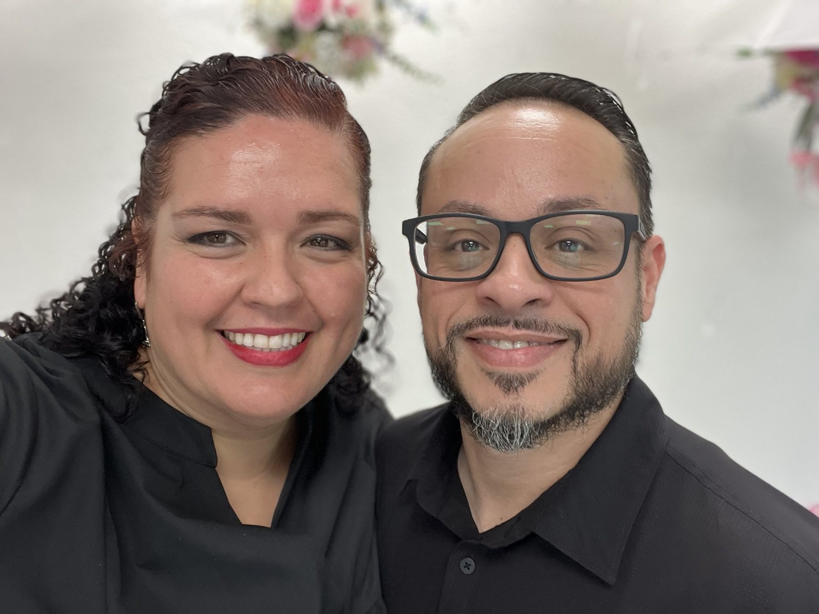 Pastor Dennis Feliciano and his wife Thelma, smiling together