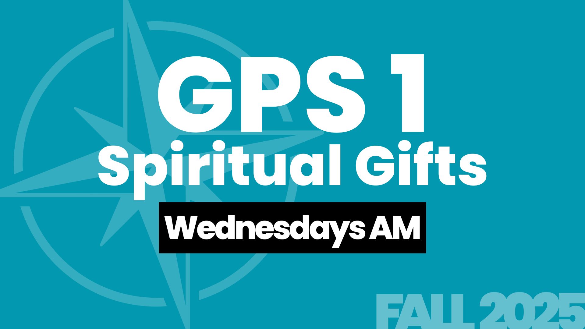GPS 1 (Wednesdays AM)