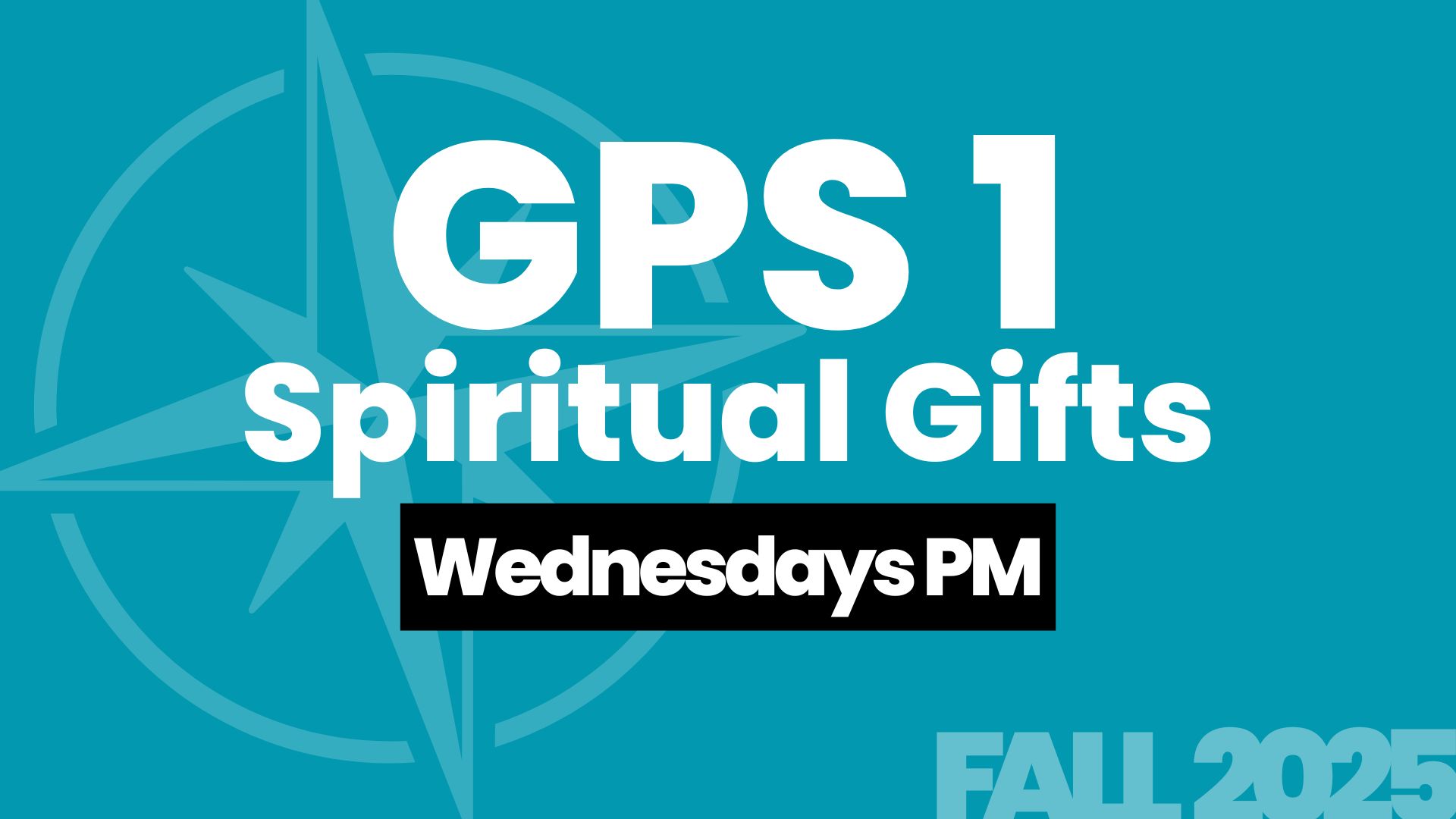 GPS 1 (Wednesdays PM)