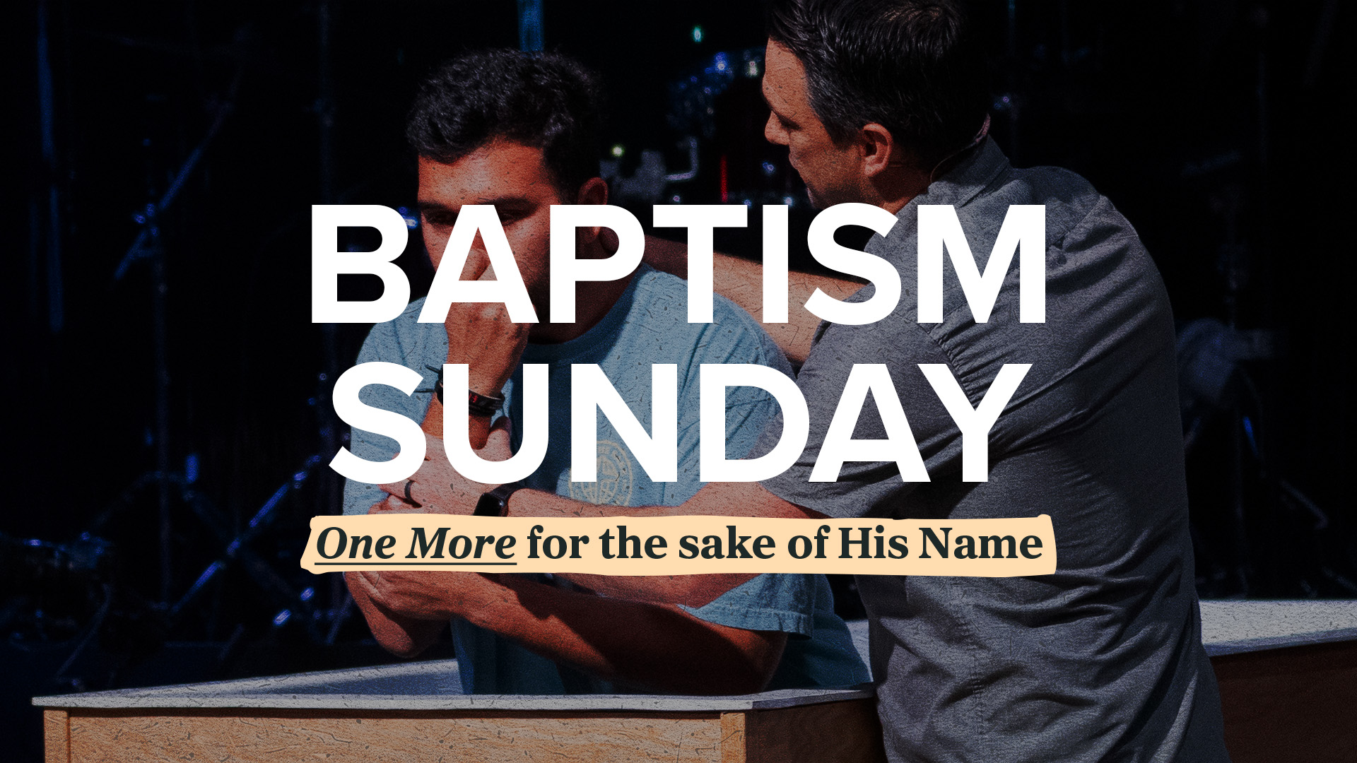 Baptism Sunday