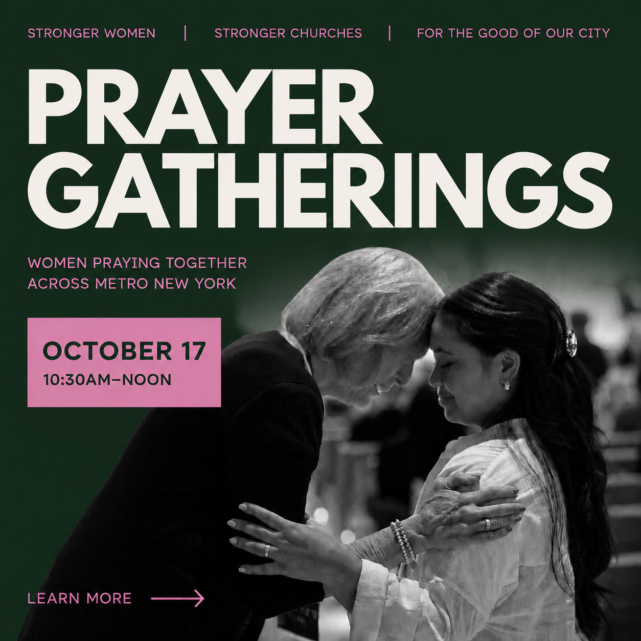Prayer Gatherings for Metro Women