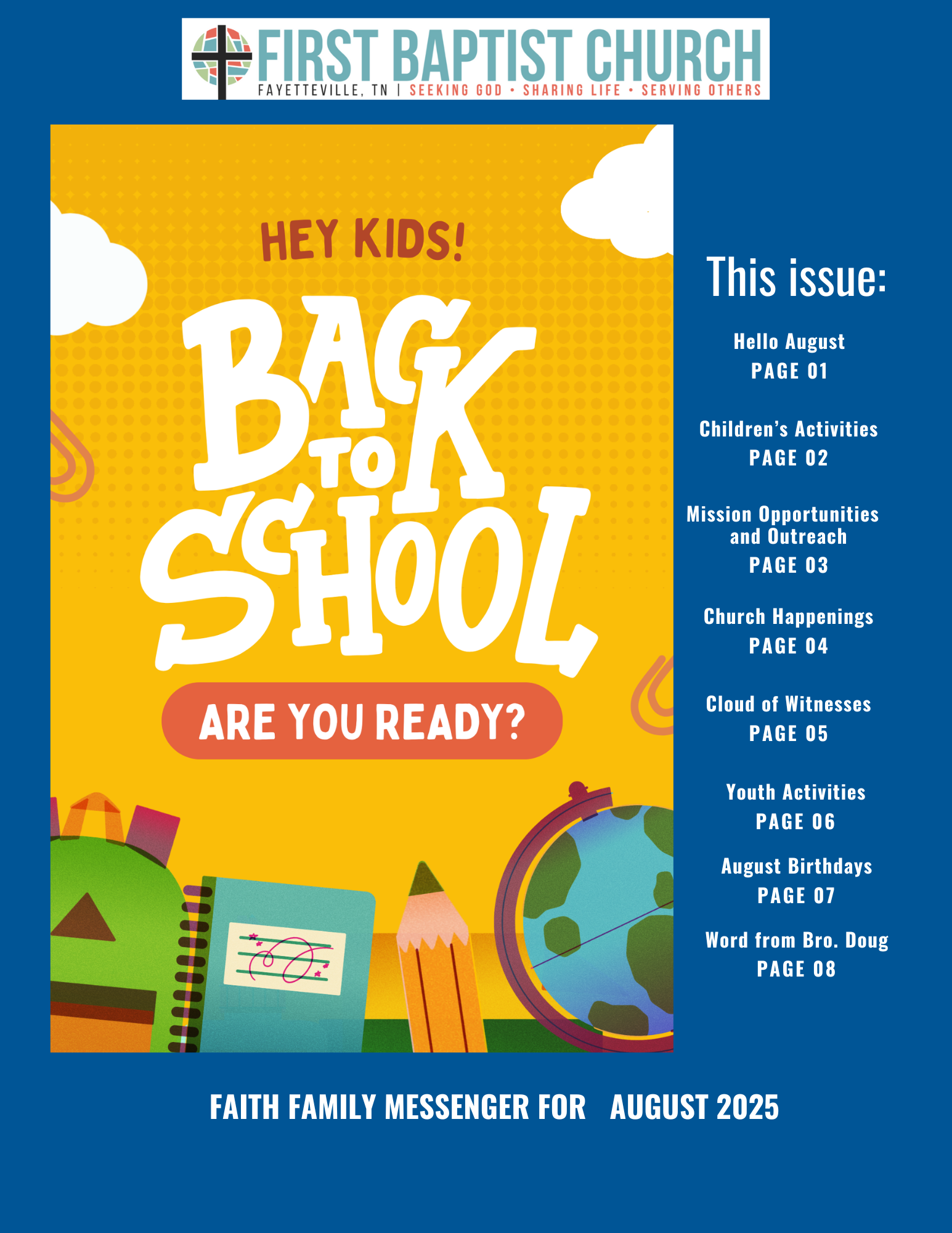 August Newsletter