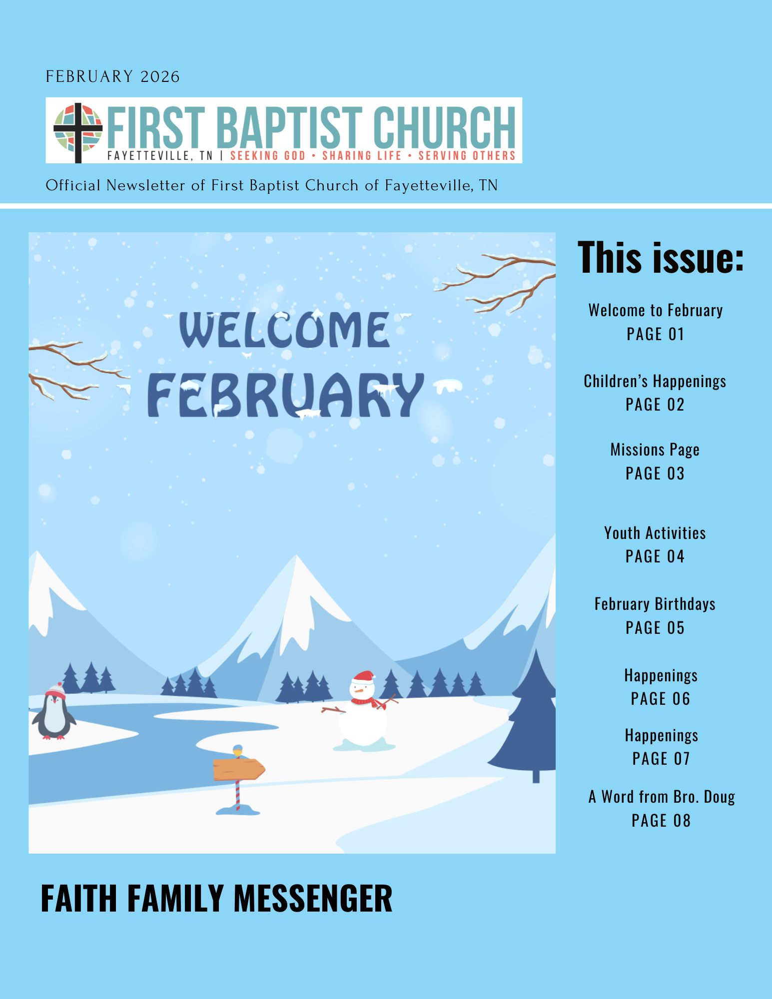 February 2026 Newsletter