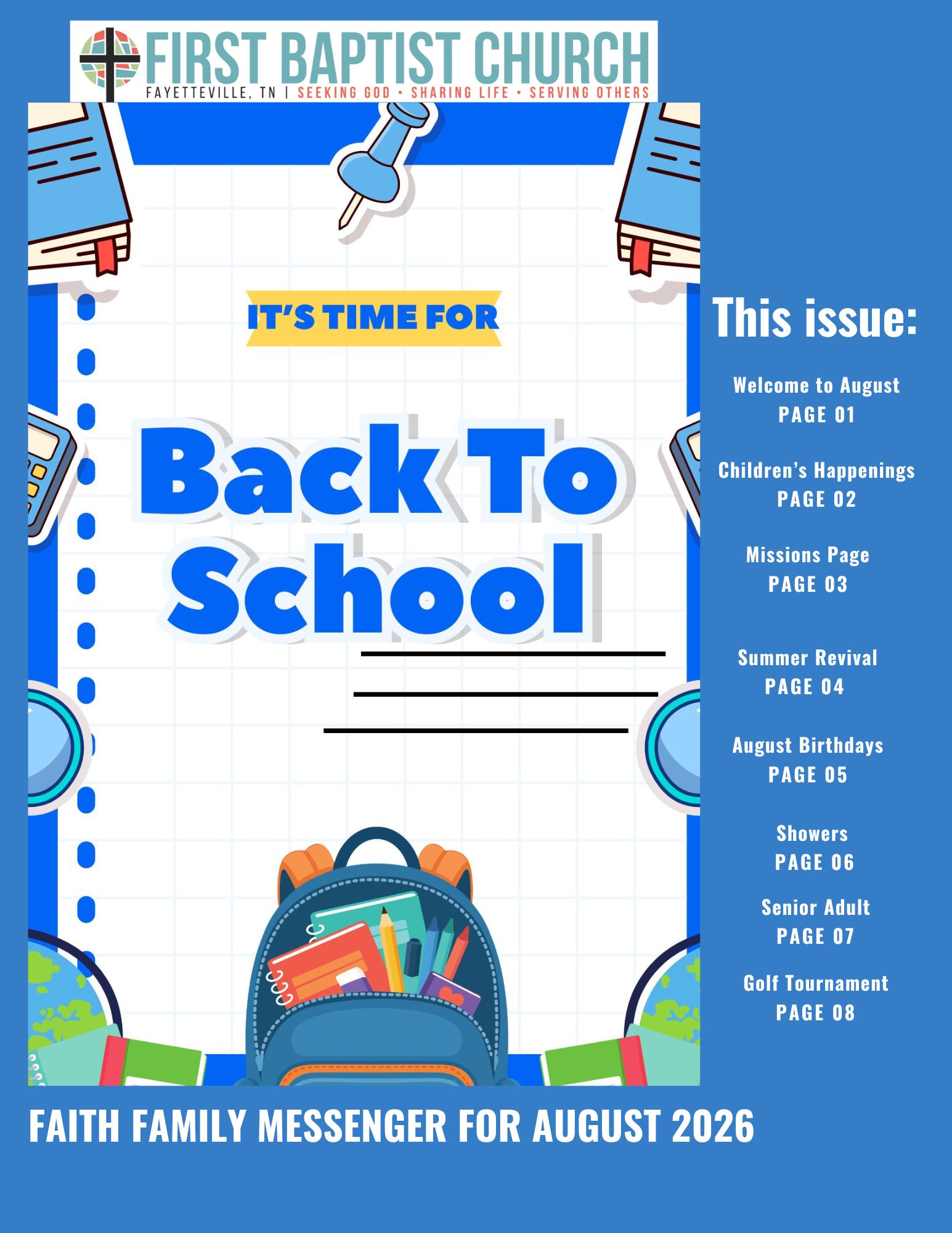 August Newsletter