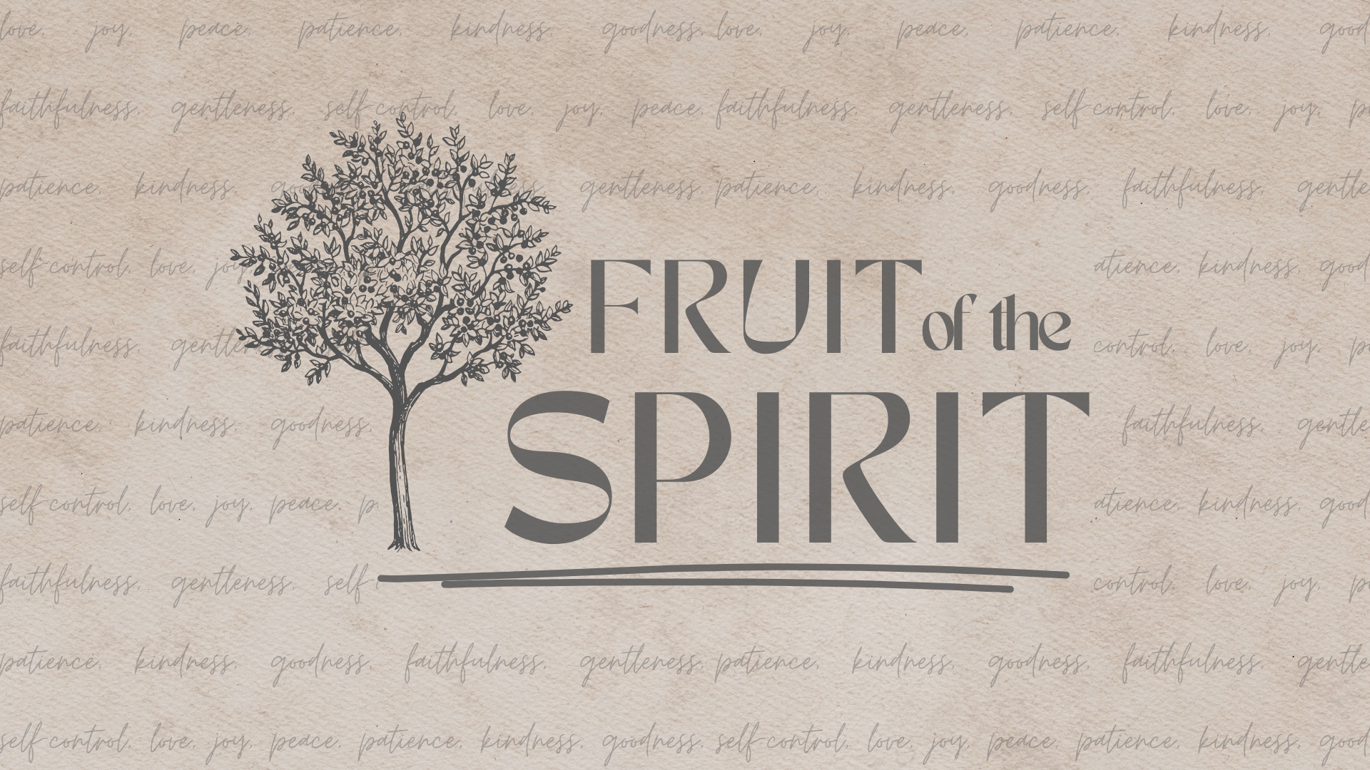 Fruit of the Spirit