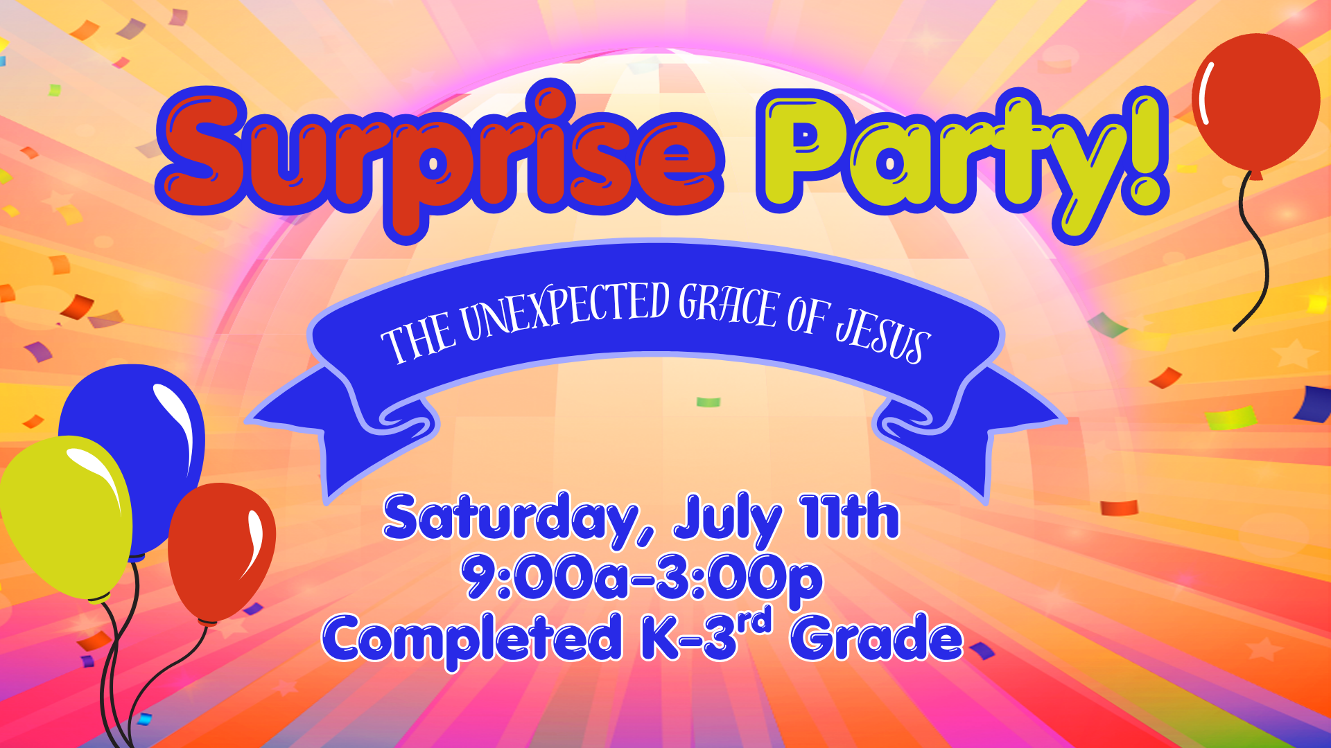 One-Day VBS: Surprise Party