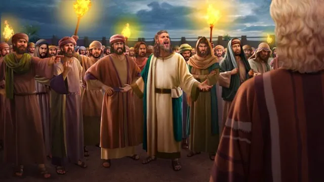 The Israelites Listen to God's Word